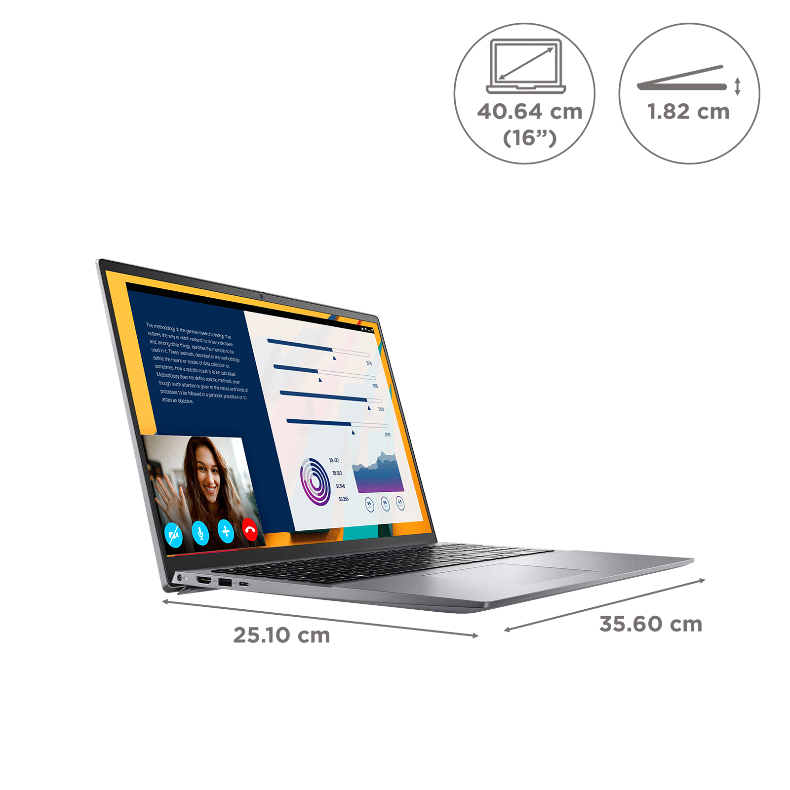 DELL Vostro 5620 Intel Core i5 12th Gen (16 inch, 16GB RAM, 512GB ROM, Windows 11, MS Office, Intel Iris Graphics, Titan Grey, D552250WIN9S)_2