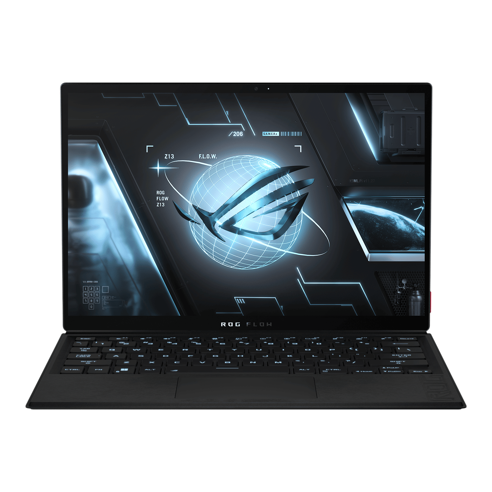ASUS ROG Flow Z13 GZ301ZC-LD123WS Intel Core i7 12th Gen (13.4 inch, 16GB, 512GB, Windows 11 Home, MS Office 2021, NVIDIA GeForce RTX 3050, IPS Display, Black, 90NR07Z1-M00670)_1