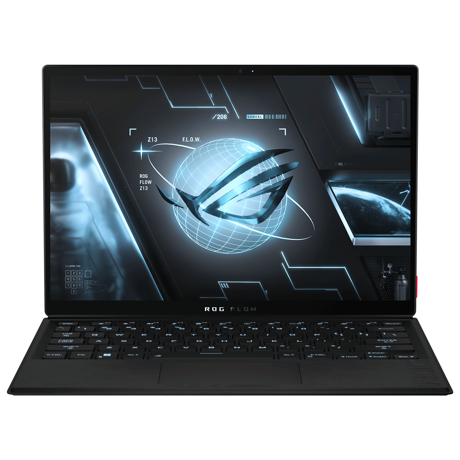ASUS ROG Flow Z13 GZ301ZE-LC193WS Intel Core i9 12th Gen (13.4 inch, 16GB, 1TB, Windows 11 Home, MS Office 2021, NVIDIA GeForce RTX 3050 Ti, IPS Display, Black, 90NR07X1-M00AK0)_1