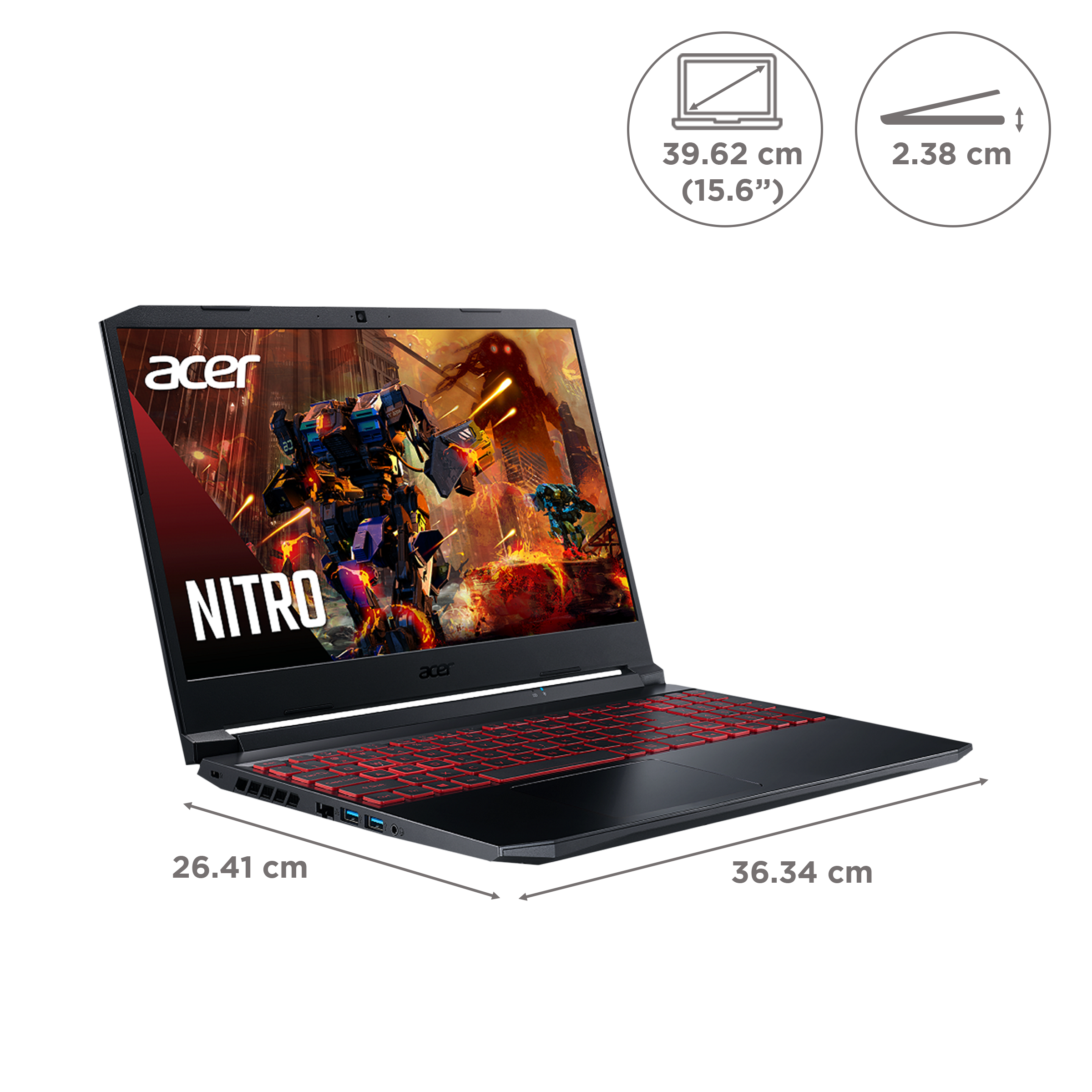 acer Nitro 5 Intel Core i5 11th Gen (15.6 inch, 8GB, 1TB and 256GB, Windows 11, NVIDIA GTX 1650, IPS Display, Black, UN.QEHSI.004) acer Nitro 5 Intel Core i5 11th Gen (15.6 inch, 8GB, 1TB and 256GB, Windows 11, NVIDIA GTX 1650, IPS Display, Black, UN.QEHSI.004)_2