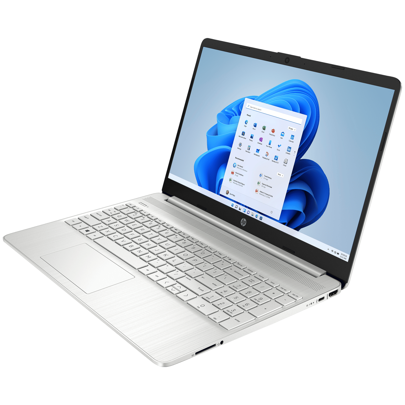 HP 15s-fq2674TU Intel Core i3 11th Gen Thin & Light Laptop (8GB, 512GB SSD, Windows 11 Home, 15.6 inch Full HD Display, MS Office 2021, Natural Silver, 1.7 KG)_3