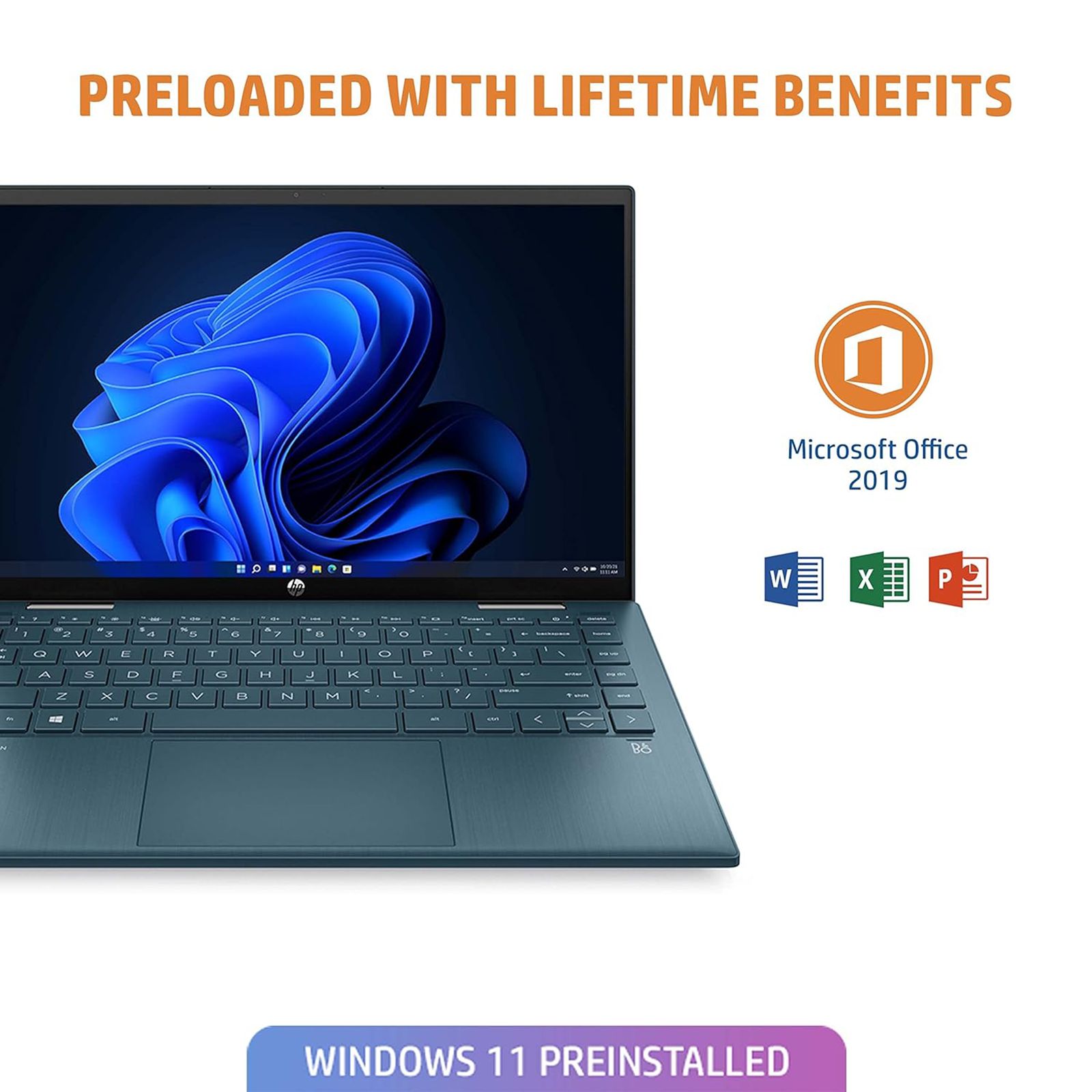 HP Pavilion x360 14-dy0208TU Intel Core i3 11th Gen Touchscreen 2-in-1 Laptop (8GB, 512GB SSD, Windows 11 Home, 14 inch Full HD IPS Display, MS Office 2019, Spruce Blue, 1.75 KG)_12
