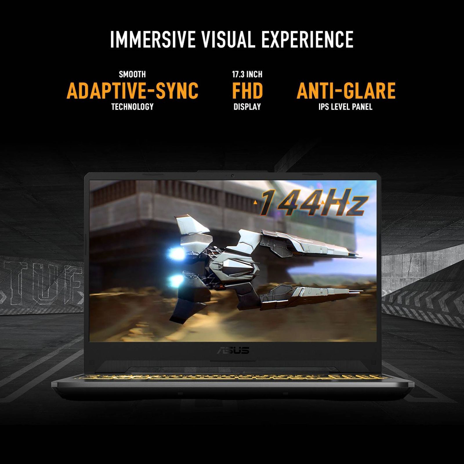 ASUS TUF A17 FA706ICB-HX061W AMD Ryzen 7 (17.3 inch, 8GB, 512GB, Windows 11 Home, NVIDIA GeForce RTX 3050, IPS Display, Graphite Black, 90NR0675-M005A0) ASUS TUF A17 FA706ICB-HX061W AMD Ryzen 7 (17.3 inch, 8GB, 512GB, Windows 11 Home, NVIDIA GeForce RTX 3050, IPS Display, Graphite Black, 90NR0675-M005A0)_15