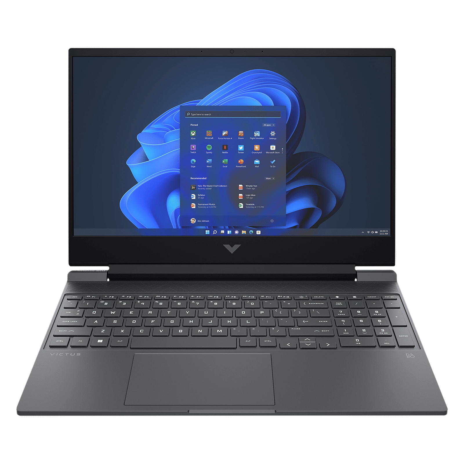 HP Victus fb0053AX AMD Ryzen 7 5800H Gaming Laptop (16GB, 512GB SSD, Windows 11 Home, 4GB Graphics, 15.6 inch 144 Hz Full HD IPS Display, NVIDIA GeForce RTX 3050, MS Office 2021, Mica Silver, 2.29 KG)_1