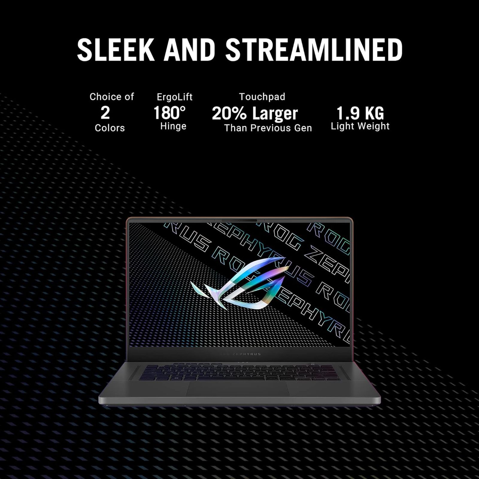 ASUS ROG Zephyrus G15 AMD Ryzen 9 Laptop (16GB, 1TB SSD, Windows 11 Home, 12GB GDDR6, 15.6 inch WQHD IPS Display, MS Office Home And Student, Eclipse Gray, 2.5Kg) ASUS ROG Zephyrus G15 AMD Ryzen 9 Laptop (16GB, 1TB SSD, Windows 11 Home, 12GB GDDR6, 15.6 inch WQHD IPS Display, MS Office Home And Student, Eclipse Gray, 2.5Kg)_14