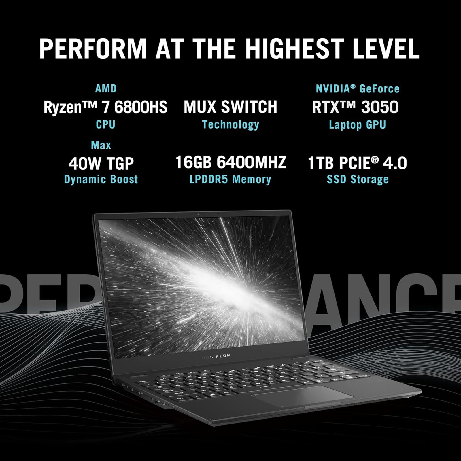 ASUS ROG Flow X13 AMD Ryzen 7 (13.4 inch, 16GB, 1TB, Windows 11 Home, MS Office Home and Student, NVIDIA GeForce RTX 3050 Laptop GPU, FHD+ IPS Display, Off Black, GV301RC-LJ022WS)_11