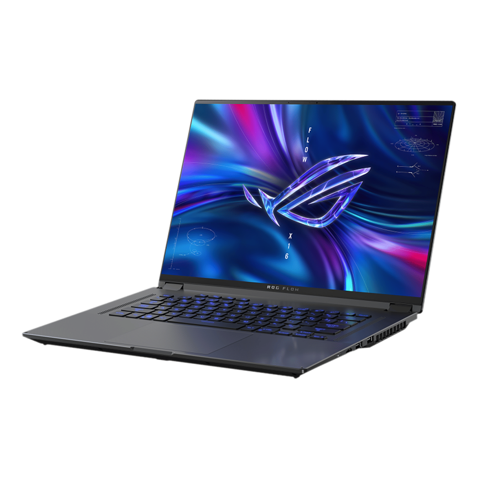 ASUS ROG Flow X16 AMD Ryzen 7 (16 inch, 16GB, 1TB, Windows 11 Home, MS Office Home and Student, NVIDIA GeForce RTX 3060, QHD+ IPS Display, Eclipse Gray, GV601RM-M6054WS)_3