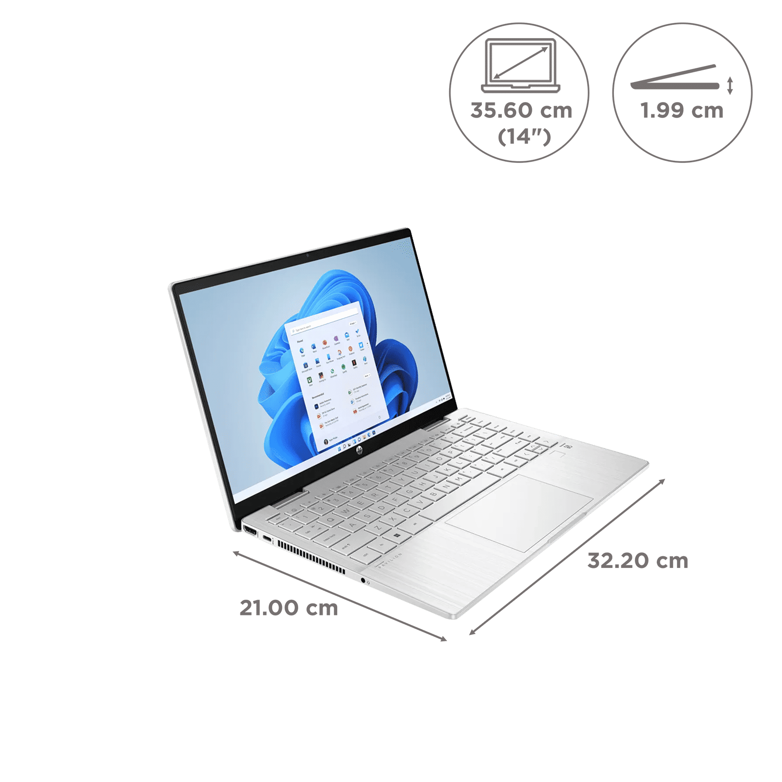 HP Pavilion x360 EK0074TU Intel Core i5 12th Gen (14 inch, 16GB, 512GB, Windows 11, MS Office Home and Student 2021, Intel Iris Xe, Full HD IPS Display, Natural Silver, 6Q0Y9PA#ACJ)_2