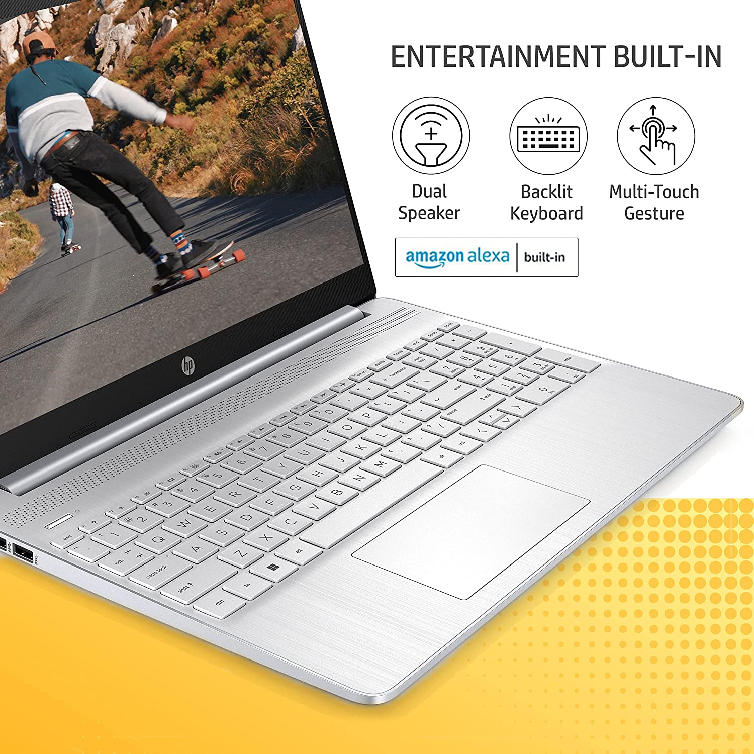 HP 15s-fq5112TU Intel Core i5 12th Gen (15.6 inch, 16GB, 512GB, Windows 11 Home, MS Office Home and Student 2021, Intel Iris Xe Graphics, Full HD Display, Natural Silver, 6Q2M3PA#ACJ) HP 15s-fq5112TU Intel Core i5 12th Gen (15.6 inch, 16GB, 512GB, Windows 11 Home, MS Office Home and Student 2021, Intel Iris Xe Graphics, Full HD Display, Natural Silver, 6Q2M3PA#ACJ)_10