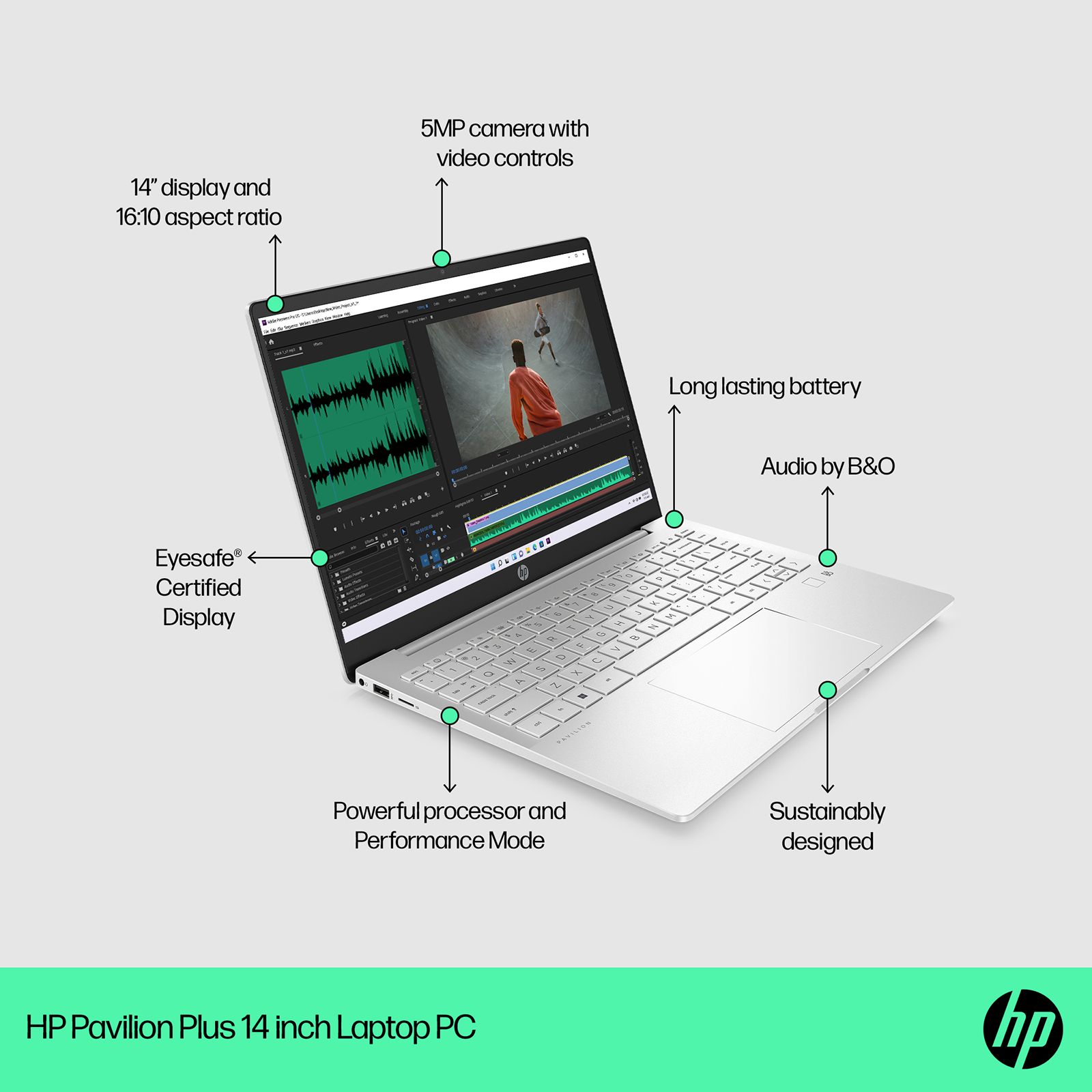 HP Pavilion Plus EH0025TU Intel Core i5 12th Gen (14 inch, 16GB, 512GB, Windows 11, MS Office Home and Student, Intel Iris Xe Graphics, Full HD IPS Display, Warm Gold Aluminium, 6H2F4PA#ACJ)_14