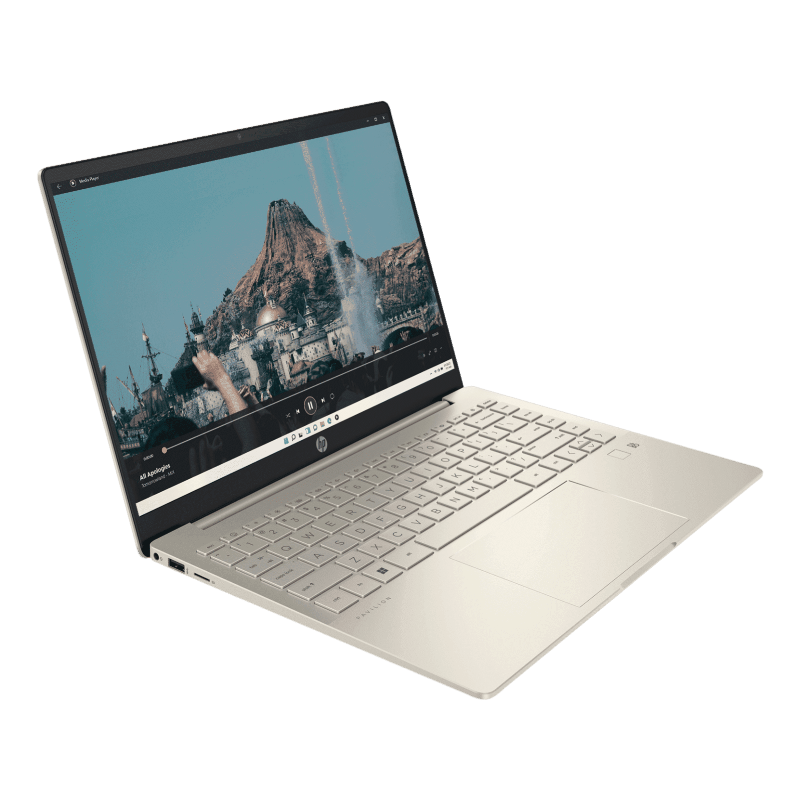 HP Pavilion Plus EH0025TU Intel Core i5 12th Gen (14 inch, 16GB, 512GB, Windows 11, MS Office Home and Student, Intel Iris Xe Graphics, Full HD IPS Display, Warm Gold Aluminium, 6H2F4PA#ACJ)_7