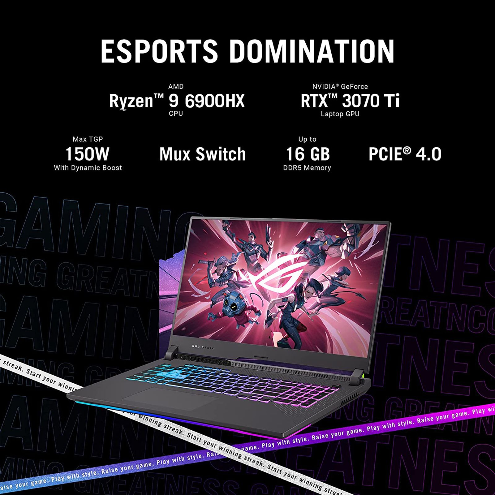 ASUS ROG Strix G17 G713RW-LL111WS AMD Ryzen 9 (17.3 inch, 16GB, 1TB, Windows 11 Home, Office Home and Student, NVIDIA GeForce RTX 3070 Ti Graphics, WQHD IPS Display, Eclipse Gray, 90NR08H4-M005W0) ASUS ROG Strix G17 G713RW-LL111WS AMD Ryzen 9 (17.3 inch, 16GB, 1TB, Windows 11 Home, Office Home and Student, NVIDIA GeForce RTX 3070 Ti Graphics, WQHD IPS Display, Eclipse Gray, 90NR08H4-M005W0)_12
