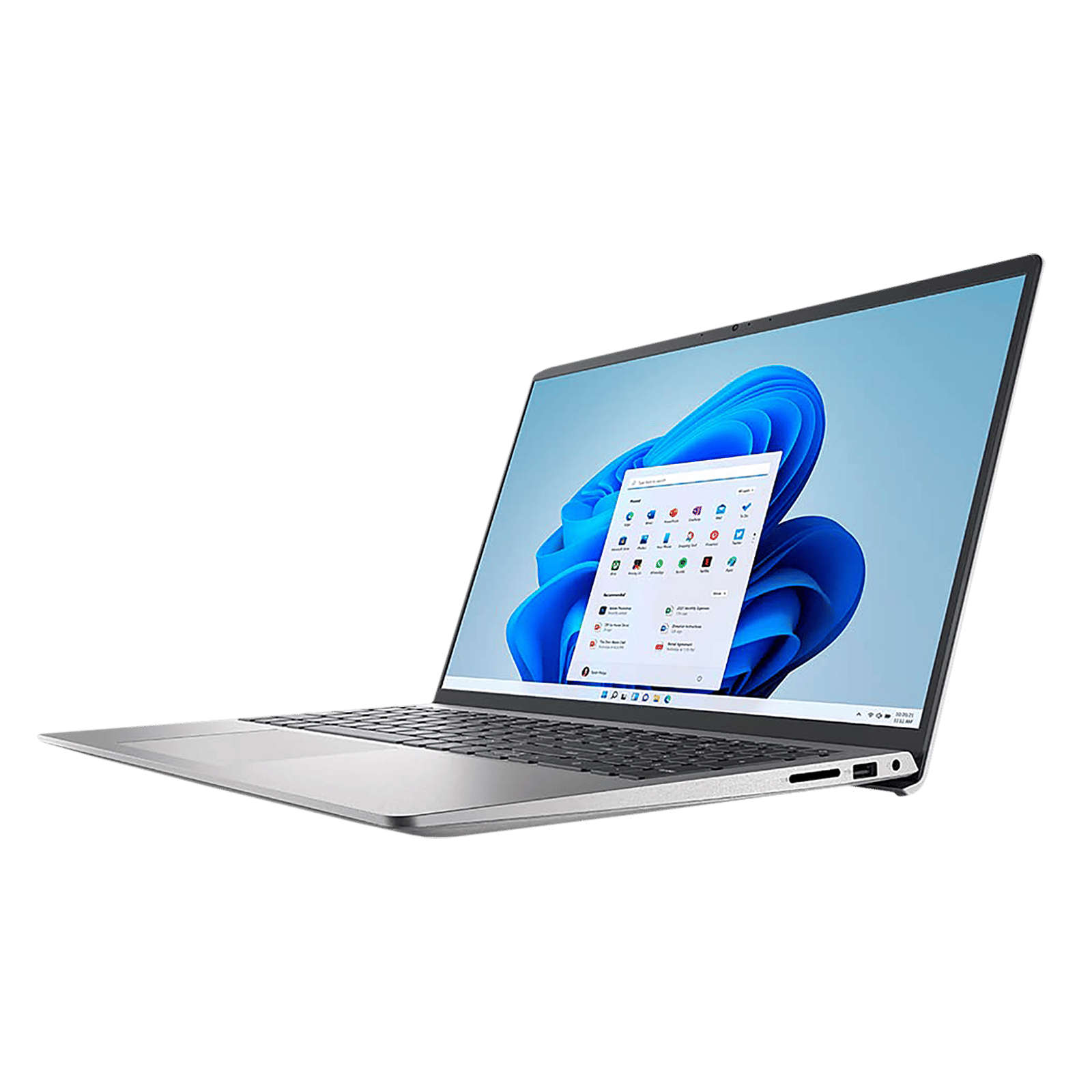 DELL Inspiron 3525 AMD Ryzen 3 5425U Thin & Light Laptop (8GB, 512GB SSD, Windows 11 Home, 15.6 inch Full HD WVA AG Display, MS Office 2021, Platinum Silver, 1.68 KG)_3