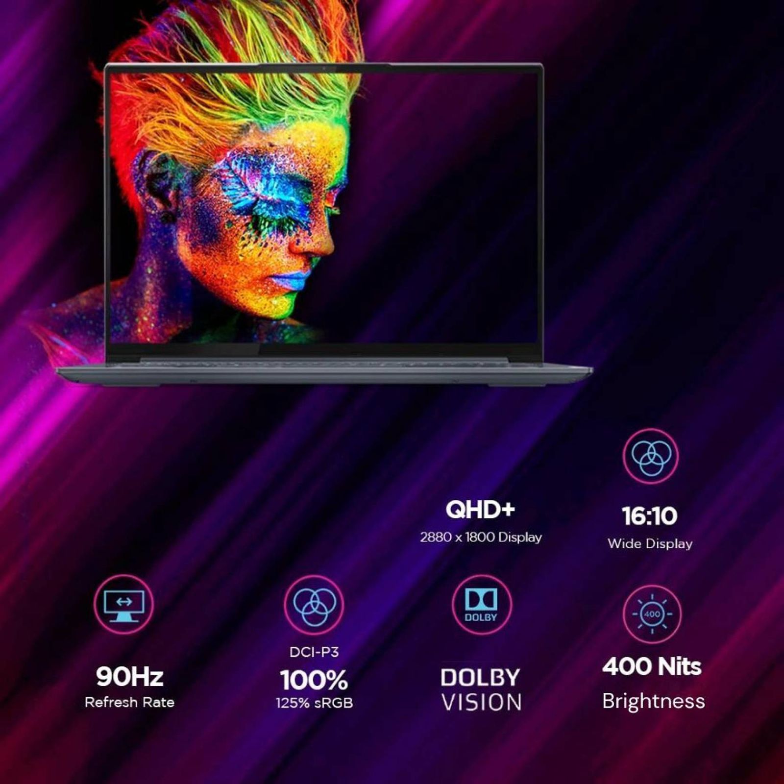 Lenovo Yoga Slim 7 Pro 14IHU5 Intel Core i5 11th Gen Thin & Light Laptop (16GB, 512GB SSD, Windows 11 Home, 14 inch 2.8K IPS Display, MS Office 2021, Slate Grey, 1.3 KG)_9