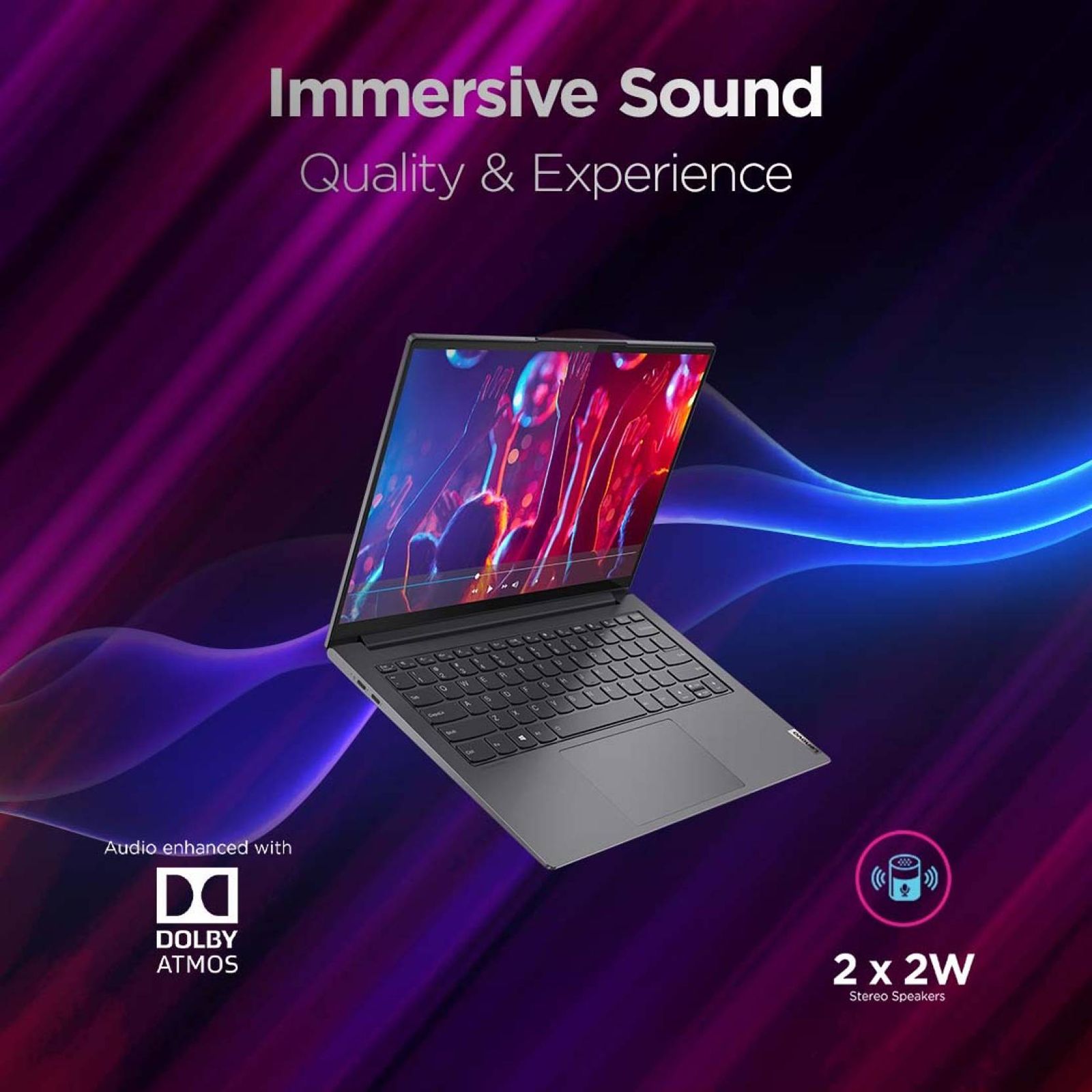Lenovo Yoga Slim 7 Pro 14IHU5 Intel Core i5 11th Gen Thin & Light Laptop (16GB, 512GB SSD, Windows 11 Home, 14 inch 2.8K IPS Display, MS Office 2021, Slate Grey, 1.3 KG)_10