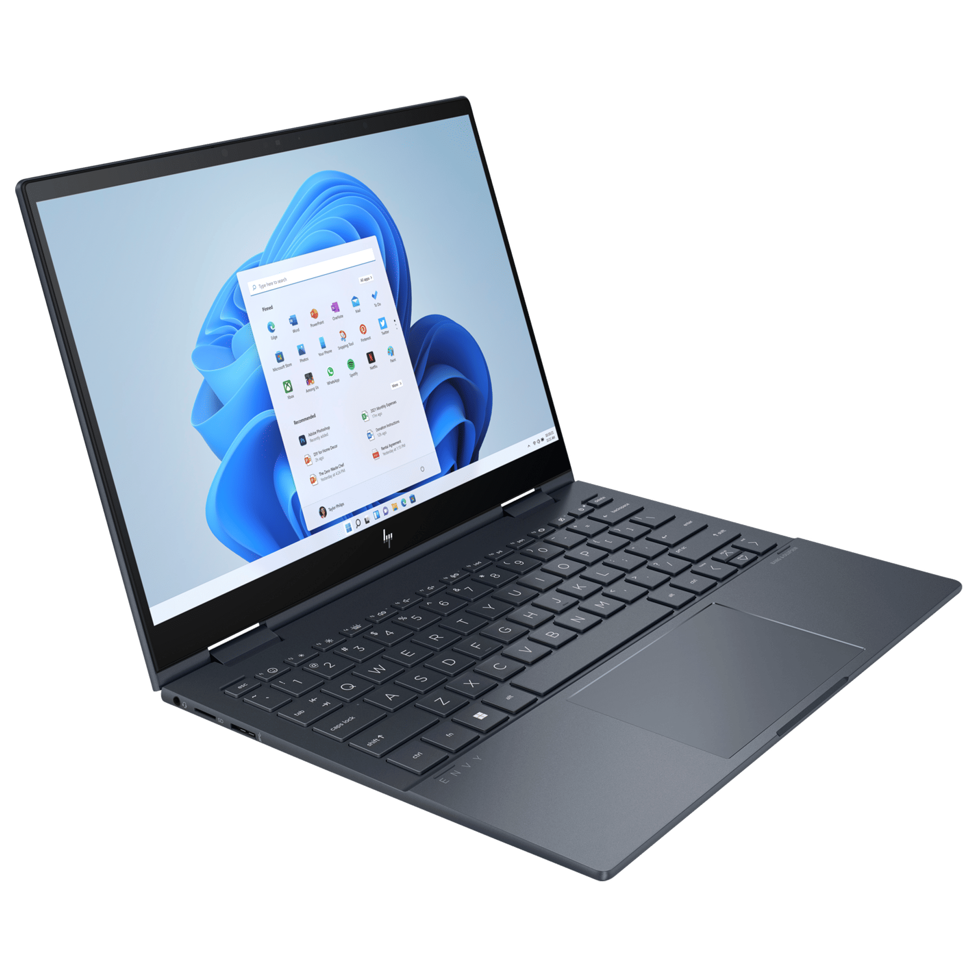 HP Envy 13 x360-bf0078TU Intel Core i5 12th Gen Touchscreen Thin & Light Laptop (8GB, 512GB, Windows 11 Home, Intel Iris Xe Graphics, 13.3 inch Full HD IPS Display, MS Office 2021, Space Blue, 1.32 KG)_8