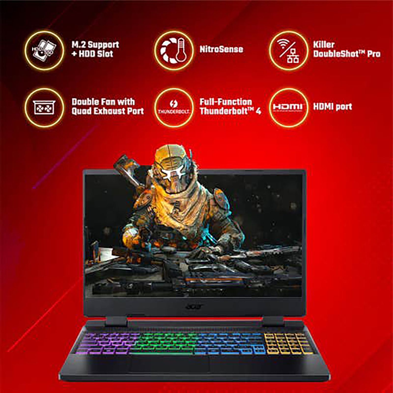 acer Nitro 5 Intel Core i5 12th Gen Gaming Laptop (16GB, 512GB SSD, Windows 11 Home, 4GB Graphics, 15.6 inch 144 Hz FHD IPS Display, NVIDIA GeForce RTX 3050, MS Office 365, Obsidian Black, 2.6 KG) acer Nitro 5 Intel Core i5 12th Gen Gaming Laptop (16GB, 512GB SSD, Windows 11 Home, 4GB Graphics, 15.6 inch 144 Hz FHD IPS Display, NVIDIA GeForce RTX 3050, MS Office 365, Obsidian Black, 2.6 KG)_12