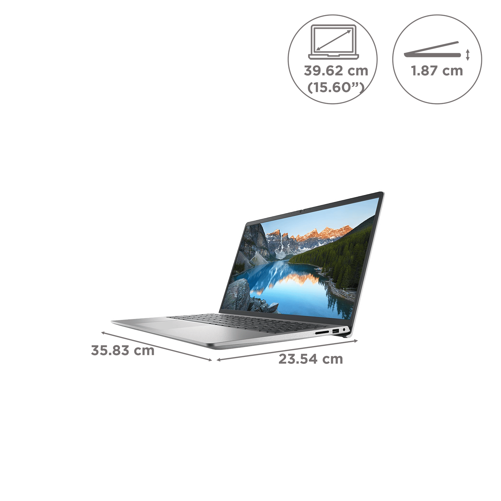 DELL Inspiron 3520 Intel Core i5 12th Gen Laptop (16GB, 512GB SSD, Windows 11, 15.6 inch FHD Display, MS Office 2021, Platinum Silver, 1.85 KG) DELL Inspiron 3520 Intel Core i5 12th Gen Laptop (16GB, 512GB SSD, Windows 11, 15.6 inch FHD Display, MS Office 2021, Platinum Silver, 1.85 KG)_2