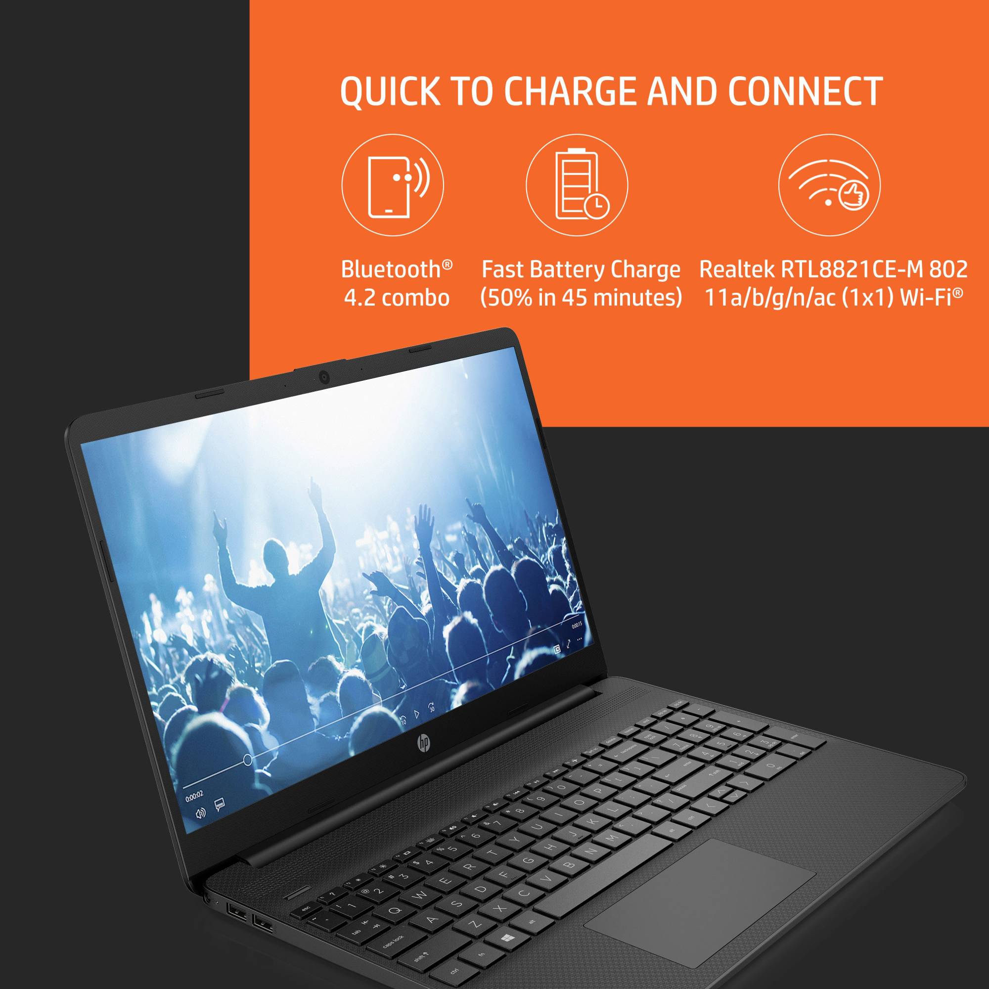 HP 15s-eq1559AU AMD Athlon Silver (15.6 inch, 8GB, 512GB, Windows 11, MS Office 2021, AMD Radeon, HD Display, Jet Black, 6P9A3PA#ACJ) HP 15s-eq1559AU AMD Athlon Silver (15.6 inch, 8GB, 512GB, Windows 11, MS Office 2021, AMD Radeon, HD Display, Jet Black, 6P9A3PA#ACJ)_9