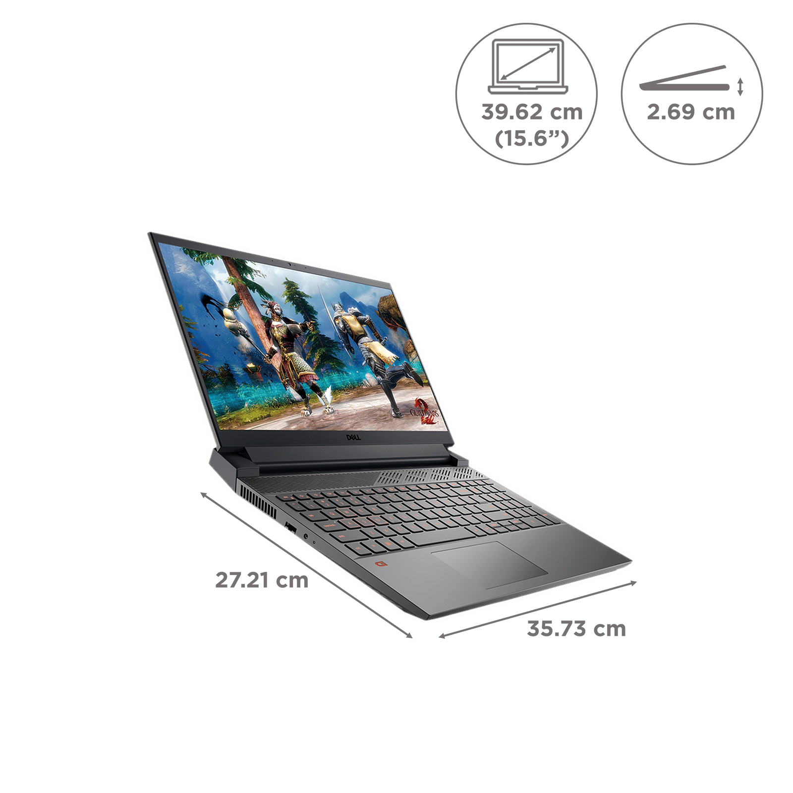 DELL Inspiron G15-5520 Intel Core i9 12th Gen (15.6 inch, 16GB, 1TB, Windows 11 Home, MS Office 2021, NVIDIA GeForce RTX 3060, FHD LED-Backlit Display, Dark Shadow Grey, D560897WIN9S)_2