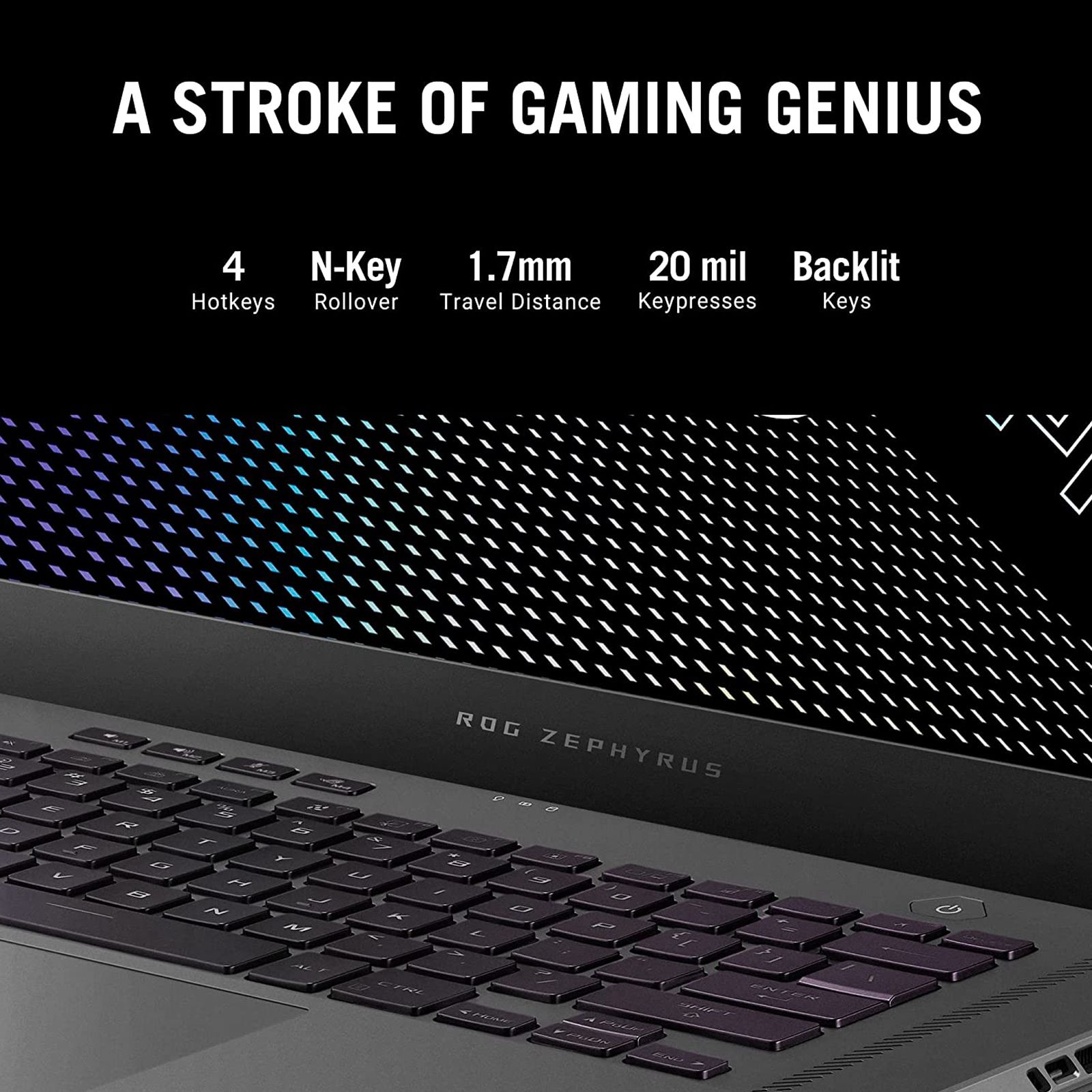 ASUS ROG Zephyrus G15 AMD Ryzen 9 (15.6 inch, 16GB, 1TB, Windows 11 Home, MS Office 2021, NVIDIA GeForce RTX 3060, WQHD IPS Display, Eclipse Gray, 90NR0812-M00530)_10