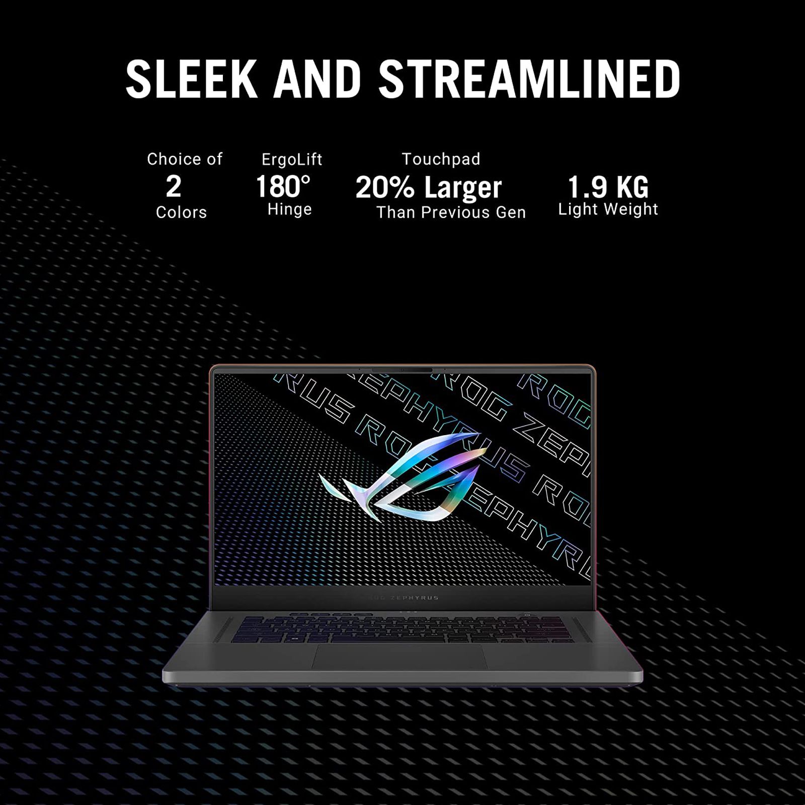 ASUS ROG Zephyrus G15 AMD Ryzen 9 (15.6 inch, 16GB, 1TB, Windows 11 Home, MS Office 2021, NVIDIA GeForce RTX 3060, WQHD IPS Display, Eclipse Gray, 90NR0812-M00530)_15
