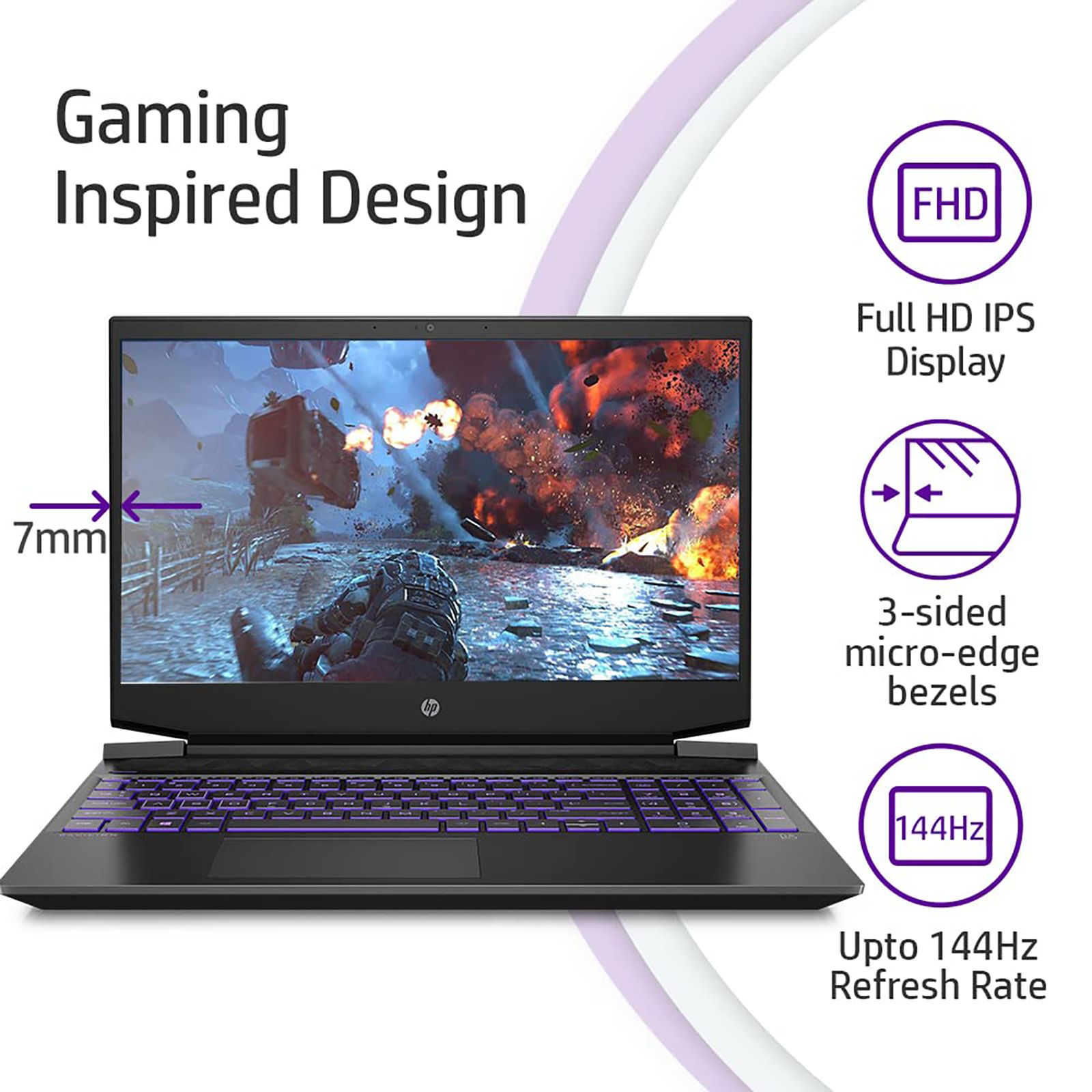 HP Pavilion EC2048AX AMD Ryzen 5 (15.6 inch, 8GB, 512GB, Windows 11 Home, MS Office 2019, NVIDIA GeForce RTX 3050 Ti, Full HD IPS Display, Shadow Black, 499C0PAACJ)_10