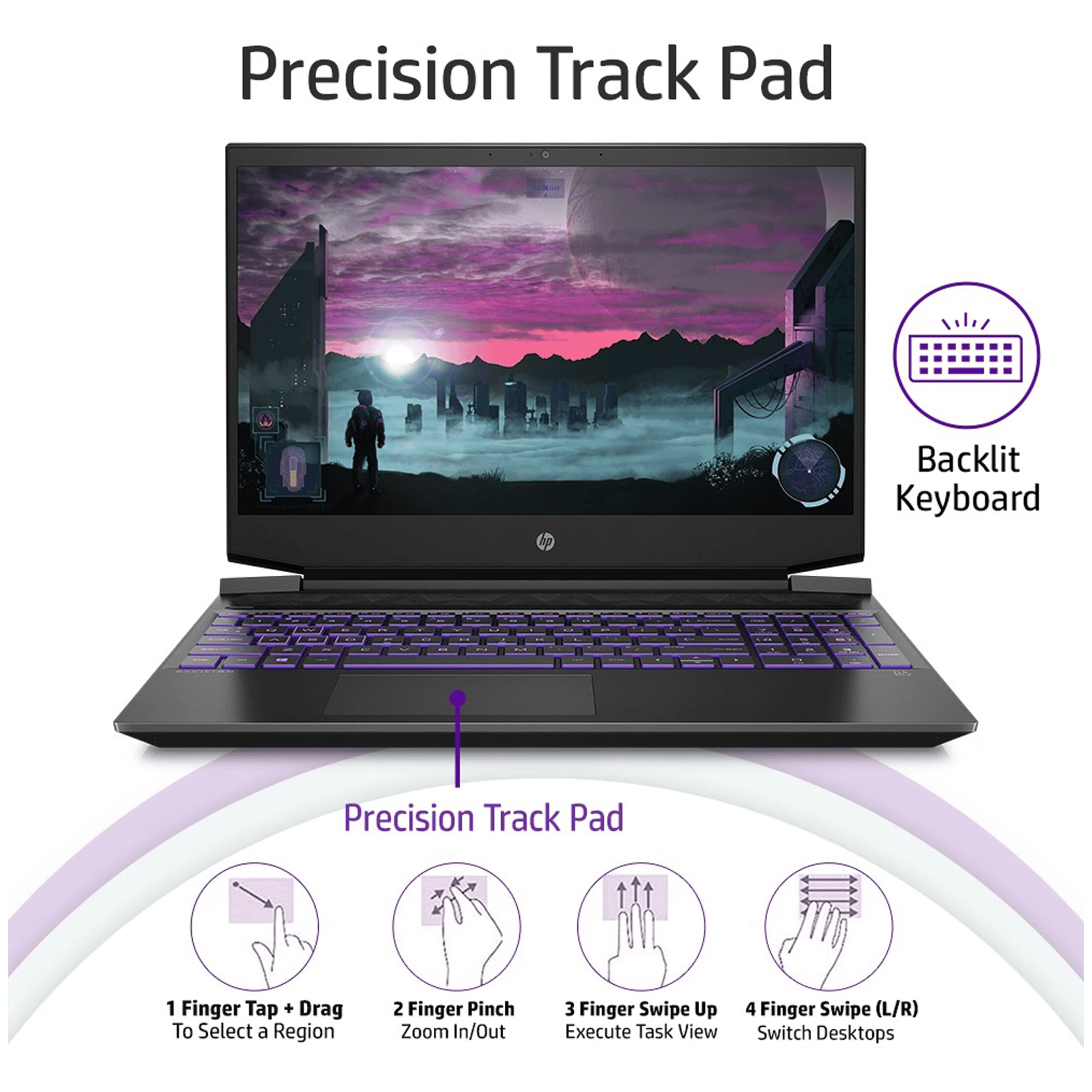 HP Pavilion EC2048AX AMD Ryzen 5 (15.6 inch, 8GB, 512GB, Windows 11 Home, MS Office 2019, NVIDIA GeForce RTX 3050 Ti, Full HD IPS Display, Shadow Black, 499C0PAACJ)_11