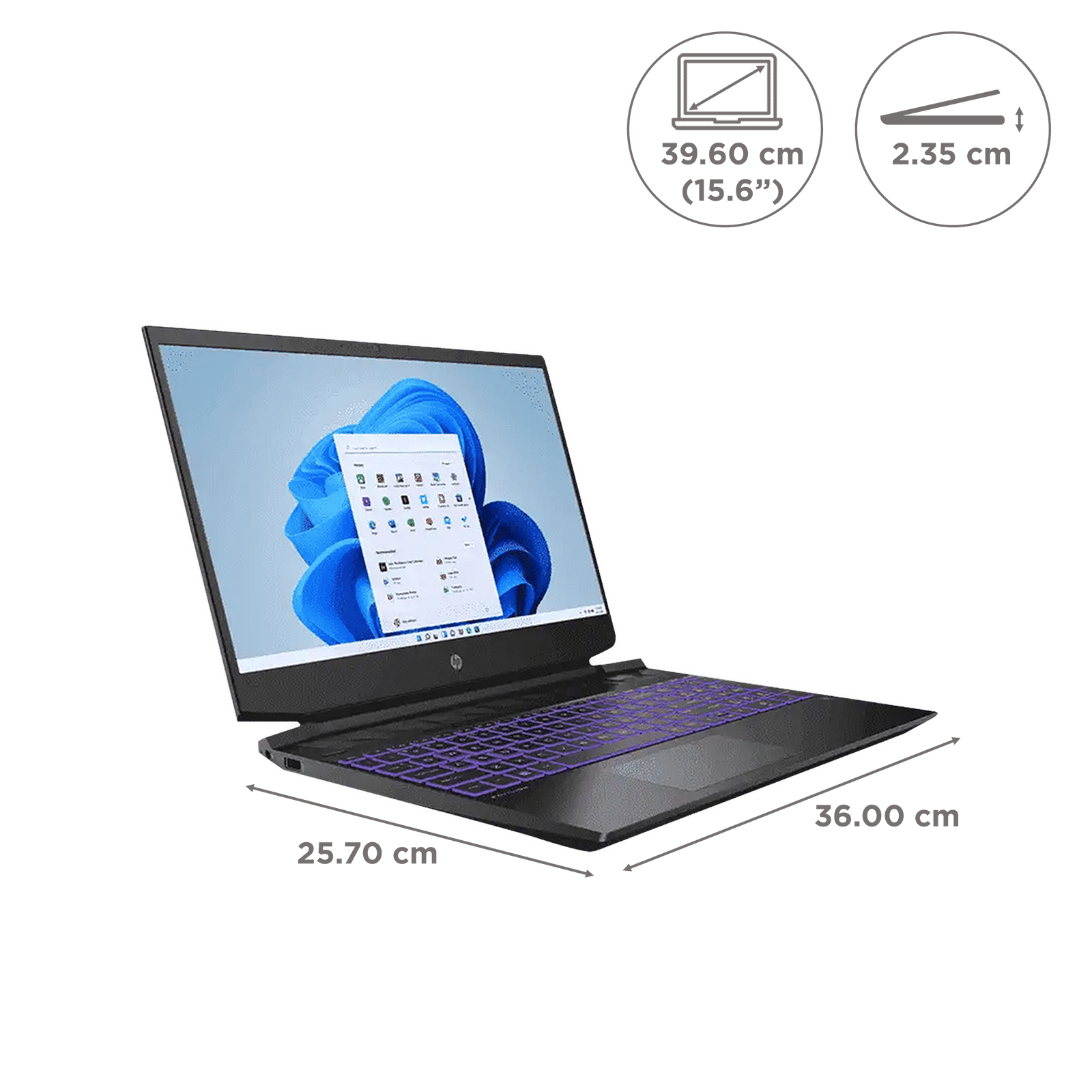 HP Pavilion EC2048AX AMD Ryzen 5 (15.6 inch, 8GB, 512GB, Windows 11 Home, MS Office 2019, NVIDIA GeForce RTX 3050 Ti, Full HD IPS Display, Shadow Black, 499C0PAACJ)_2