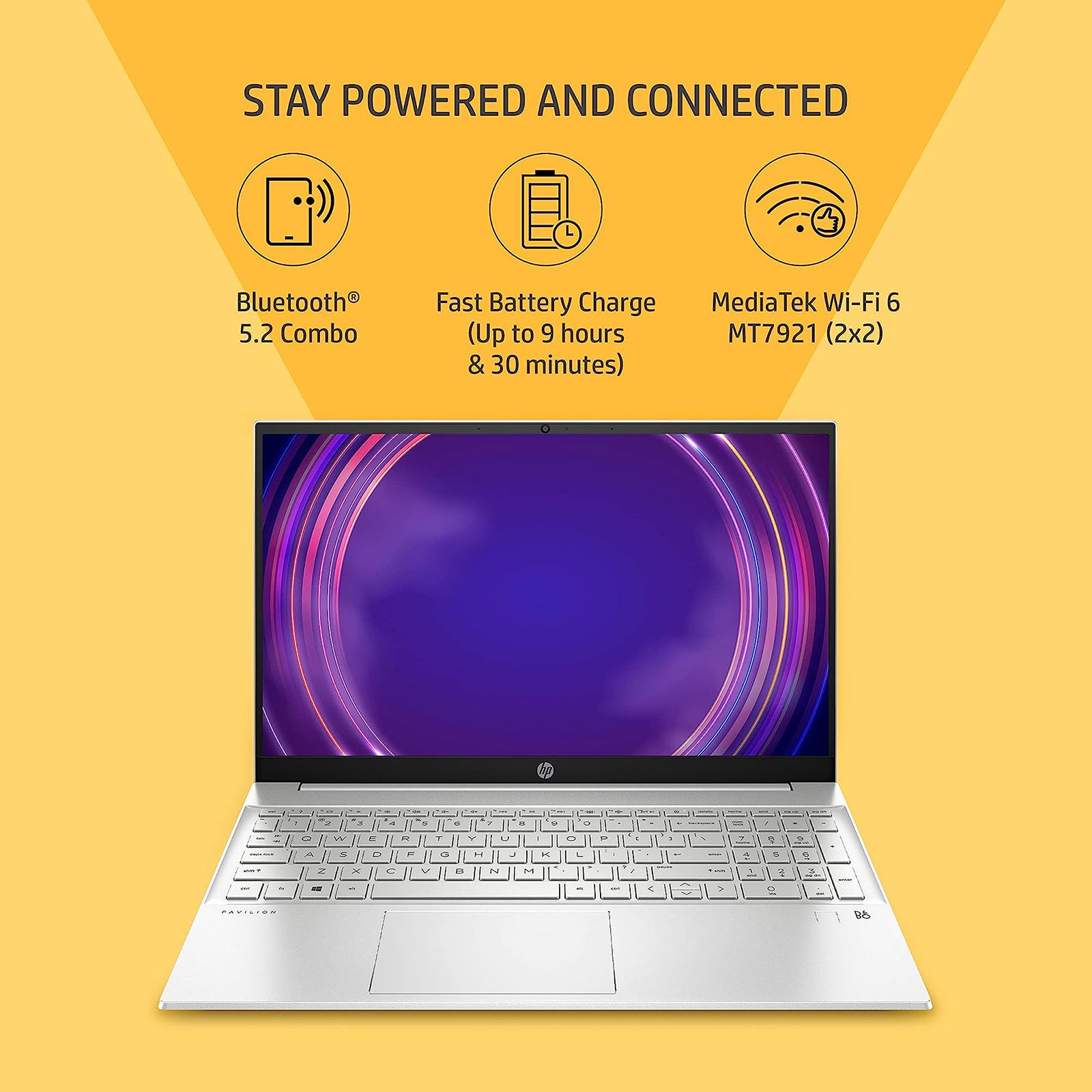 HP Pavilion 15-eg2091TU Intel Core i5 12th Gen (15.6 inch, 16GB, 512GB, Windows 11, Intel Iris Xe, Full HD IPS Display, Natural Silver, 7G761PAACJ)_9