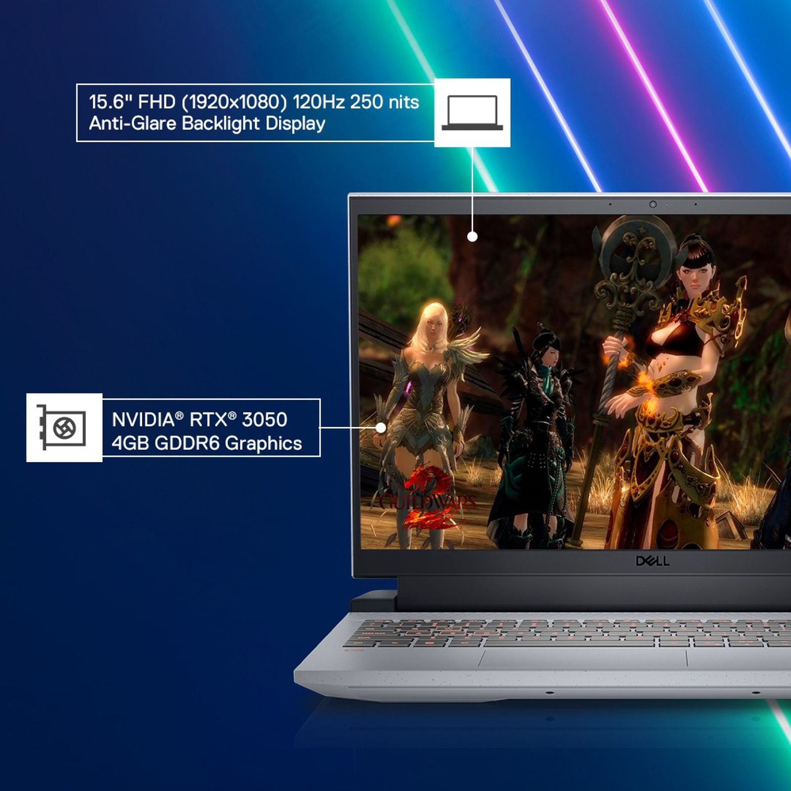 DELL Inspiron G15 5520 Intel Core i7 12th Gen (15.6 inch, 16GB, 512GB, Windows 11, MS Office 2021, NVIDIA GeForce RTX 3060, Full HD Display, Dark Shadow Grey, D560895WIN9S)_10