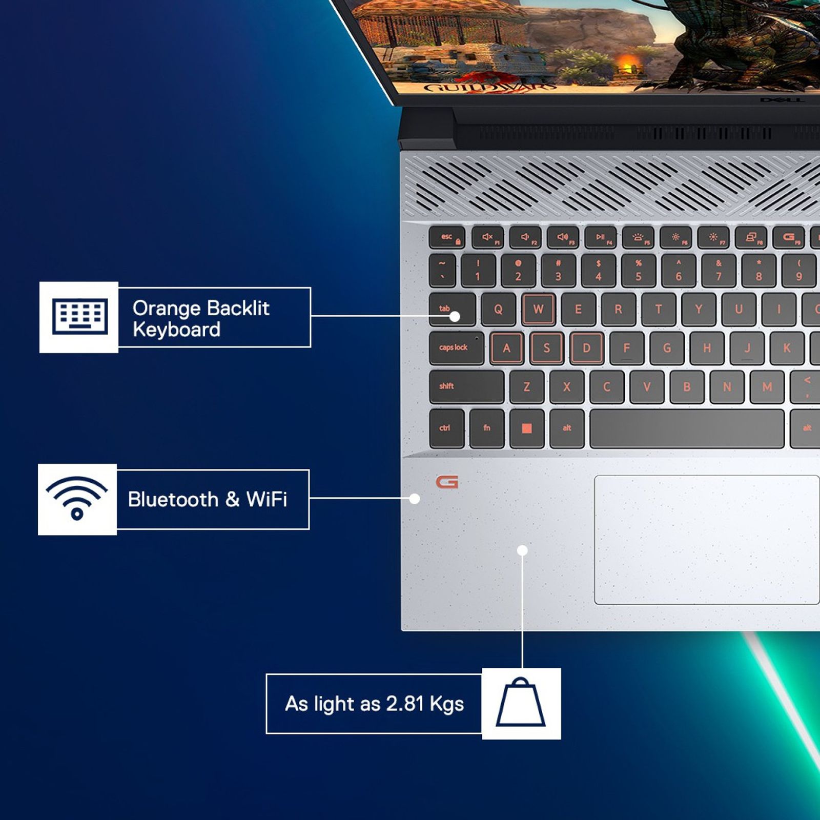 DELL Inspiron G15 5520 Intel Core i7 12th Gen (15.6 inch, 16GB, 512GB, Windows 11, MS Office 2021, NVIDIA GeForce RTX 3060, Full HD Display, Dark Shadow Grey, D560895WIN9S)_11