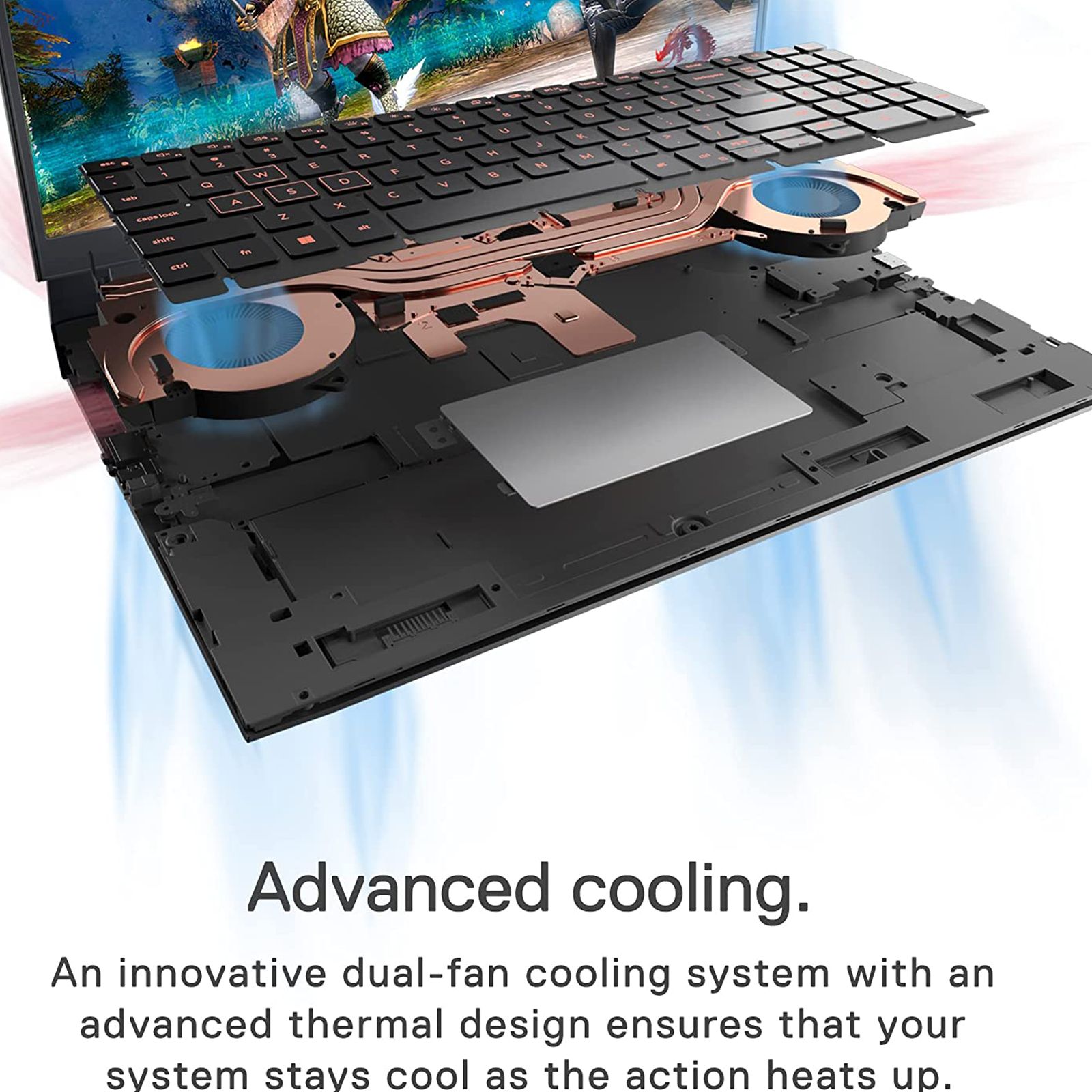 DELL Inspiron 5520 Intel Core i5 12th Gen (15.6 inch, 16GB, 512GB, Windows 11, MS Office 2021, NVIDIA GeForce RTX 3050, Full HD Display, Specter Green with Camouflage, D560902WIN9G)_7