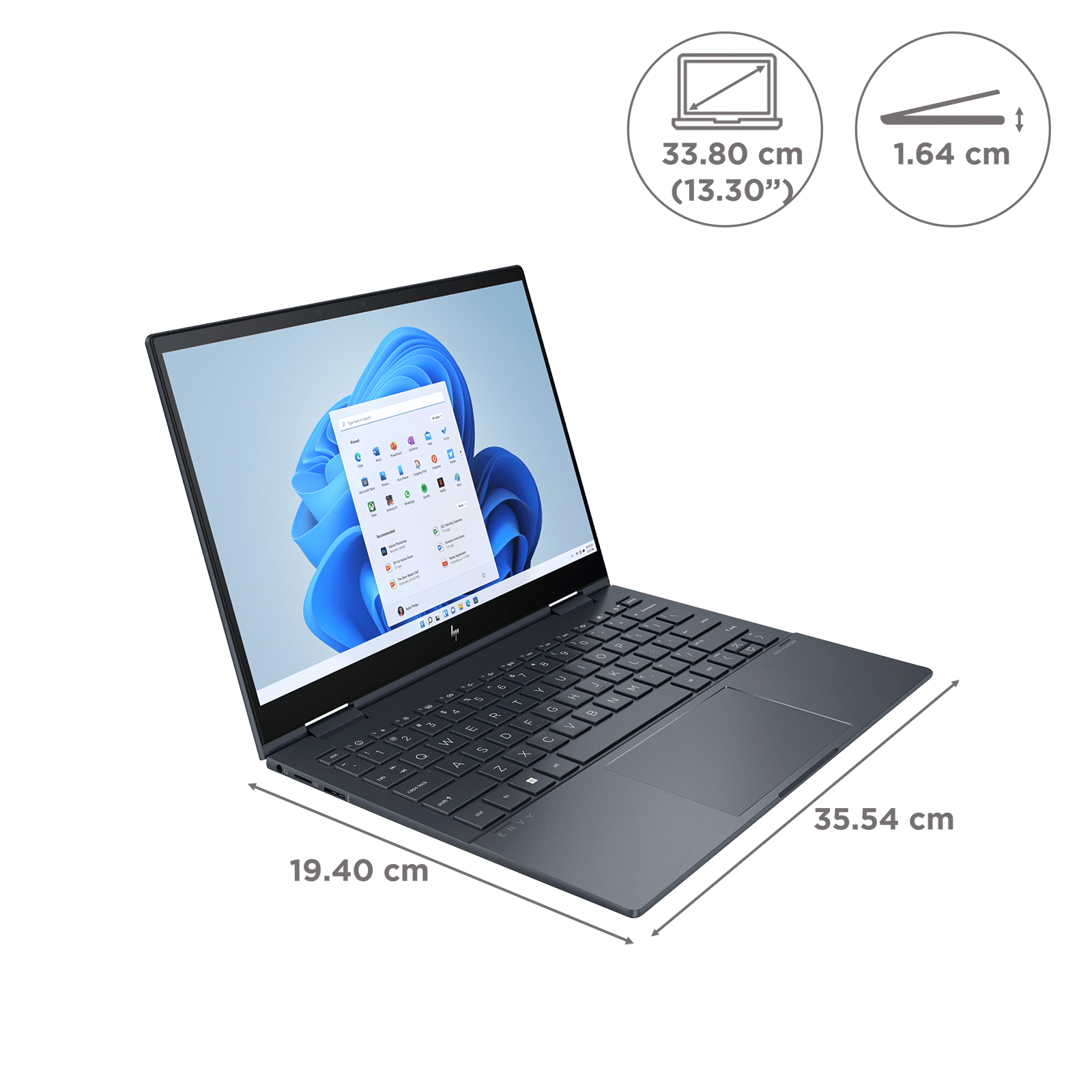 HP Envy 13 x360-bf0018TU Intel Core i5 12th Gen (13.3 inch, 16GB, 512GB, Windows 11 Home, MS Office 2021, Intel Iris Xe, WUXGA IPS Display, Space Blue, 6H9C3PAACJ) HP Envy 13 x360-bf0018TU Intel Core i5 12th Gen (13.3 inch, 16GB, 512GB, Windows 11 Home, MS Office 2021, Intel Iris Xe, WUXGA IPS Display, Space Blue, 6H9C3PAACJ)_2
