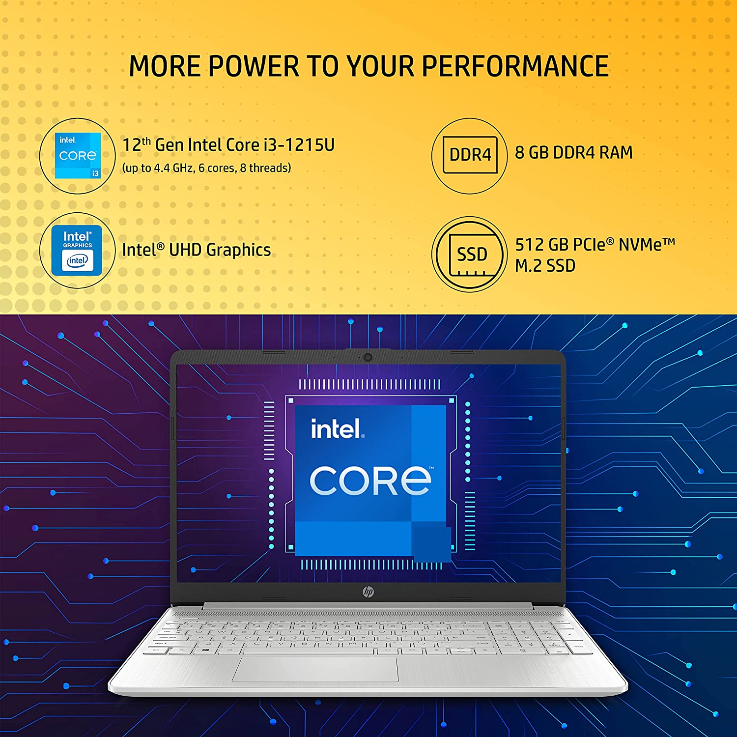 HP 15S-FQ5327TU Intel Core i3 12th Gen Laptop (8GB, 512GB SSD, Windows 11 Home, 15.6 Inch Full HD Display, MS Office 2021, Natural Silver, 1.69 KG)_11