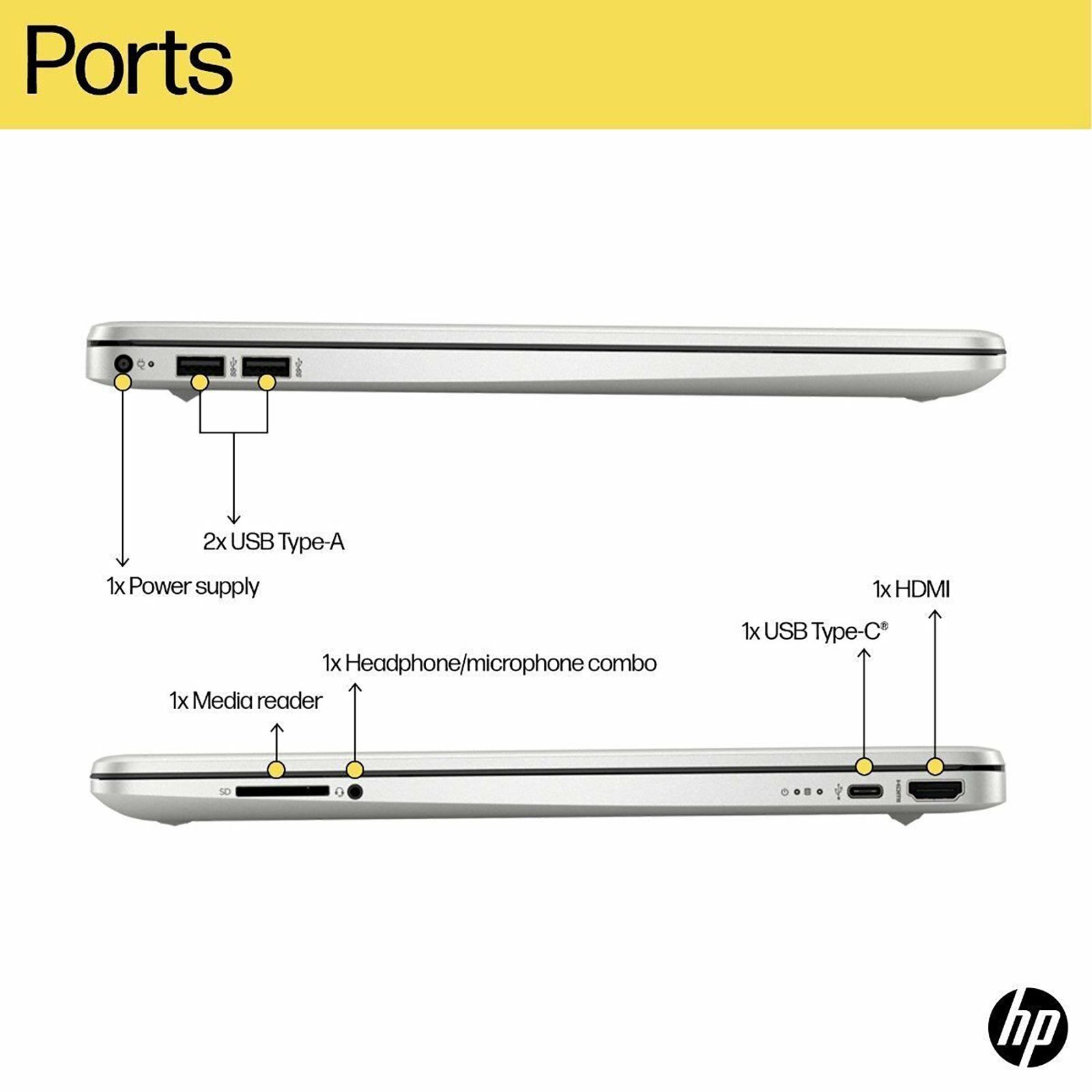 HP 15s-fr4000TU Intel Core i5 11th Gen (15.6 inch, 8GB, 512GB, Windows 11 Home, MS Office 2021, Intel Iris Xe, FHD Display, Natural Silver, 7J3Z2PAACJ)_17