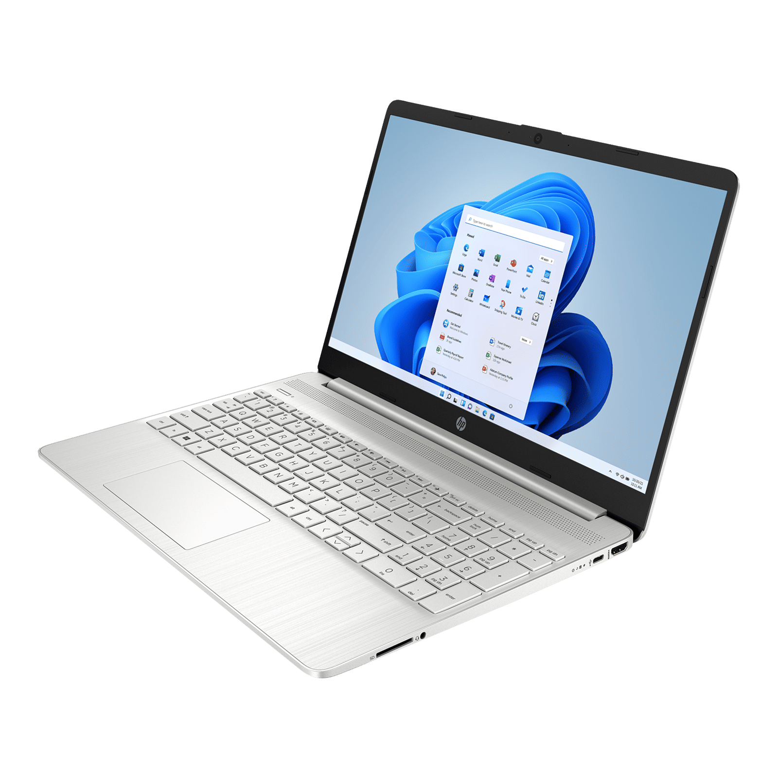 HP 15s-fr4000TU Intel Core i5 11th Gen (15.6 inch, 8GB, 512GB, Windows 11 Home, MS Office 2021, Intel Iris Xe, FHD Display, Natural Silver, 7J3Z2PAACJ)_4