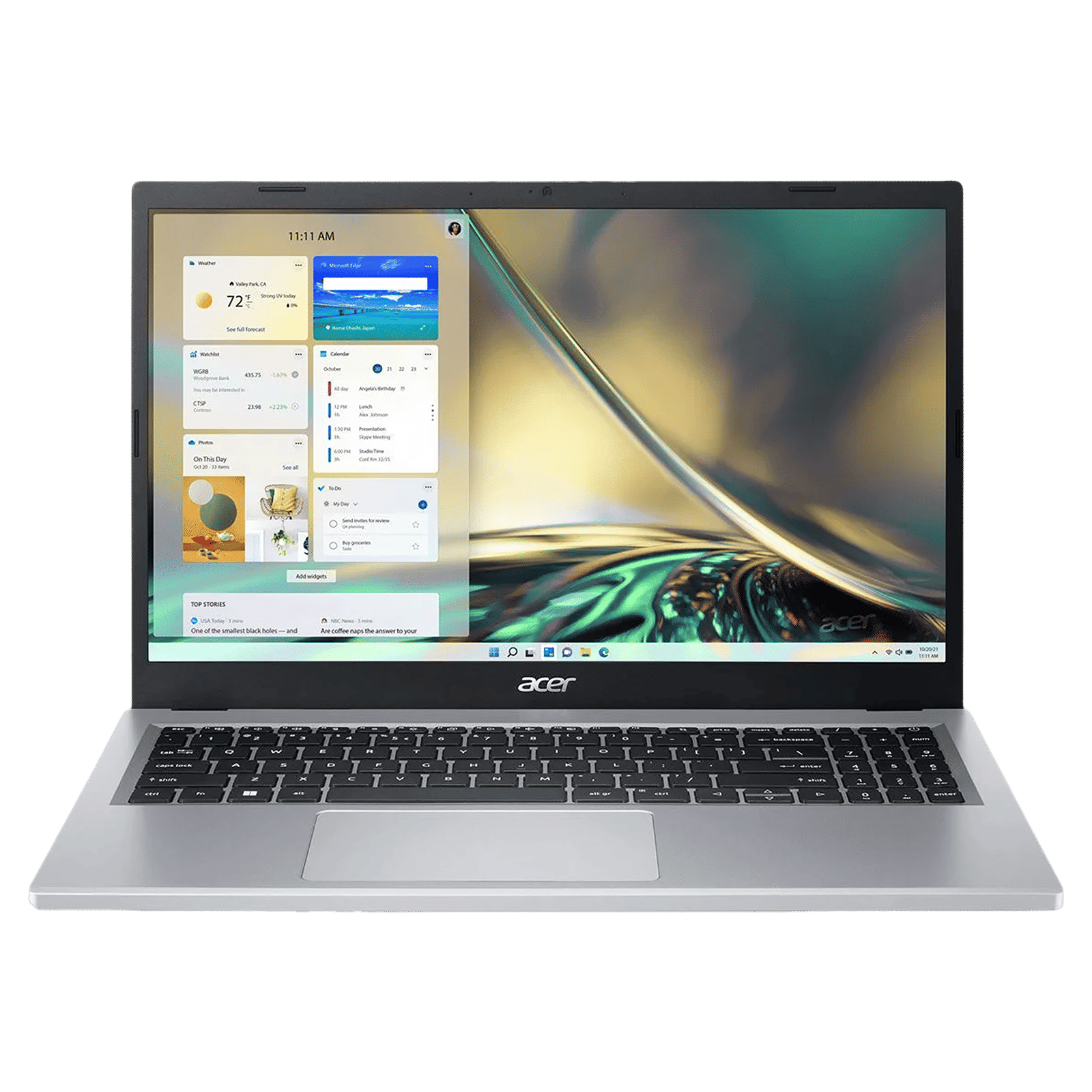acer Aspire 3 A315-24P AMD Ryzen 5 (15.6 inch, 8GB, 512GB, Windows 11 Home, AMD Radeon Graphics, Full HD LED-Backlit Display, Silver, NX.KDESI.004)_1