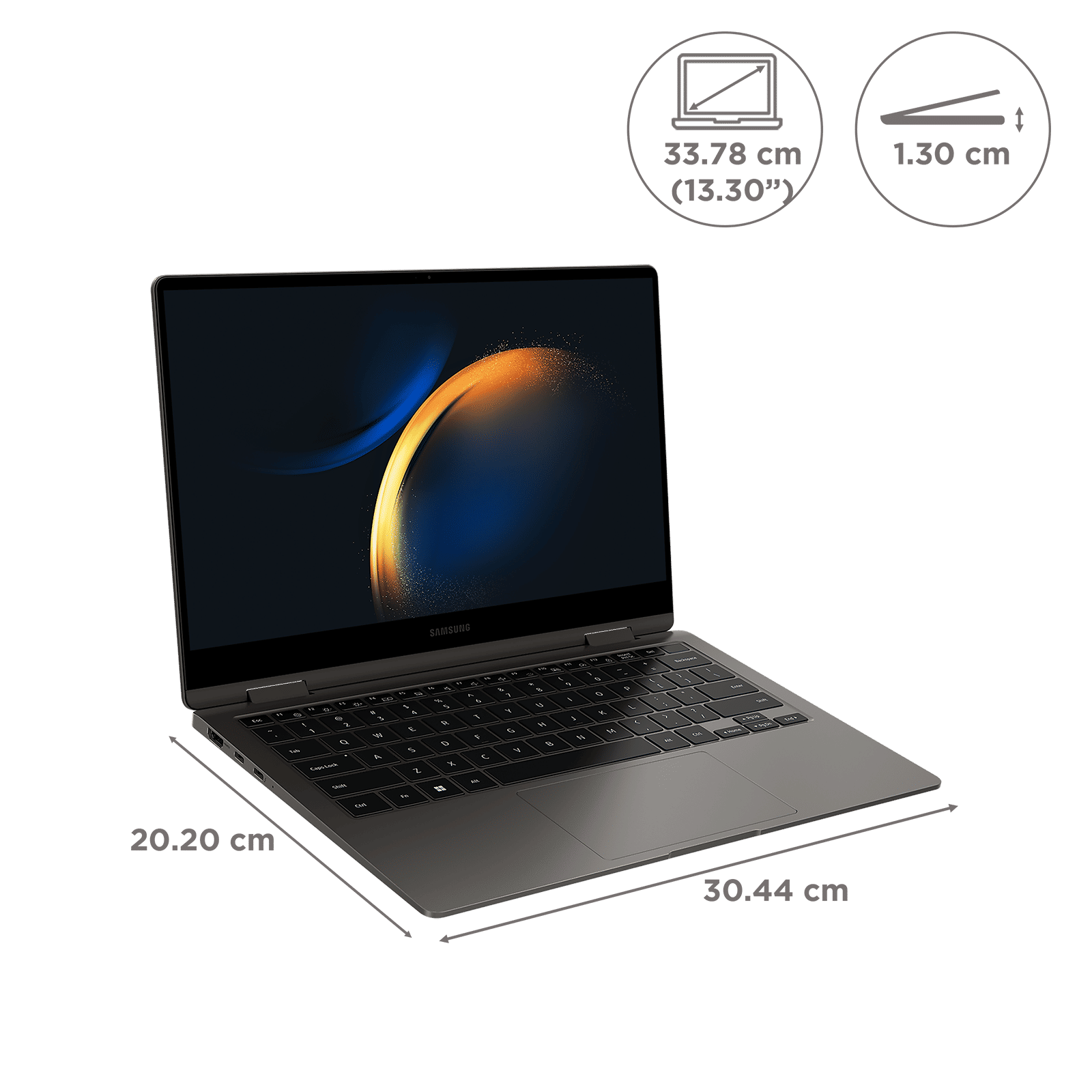 SAMSUNG Galaxy Book3 360 Intel Evo Core i7 13th Gen (13.3 inch, 16GB, 1TB, Windows 11 Home, MS Office 2021, Intel Iris Xe, FHD Super AMOLED Display, Graphite, NP730QFG-KA3IN) SAMSUNG Galaxy Book3 360 Intel Evo Core i7 13th Gen (13.3 inch, 16GB, 1TB, Windows 11 Home, MS Office 2021, Intel Iris Xe, FHD Super AMOLED Display, Graphite, NP730QFG-KA3IN)_2