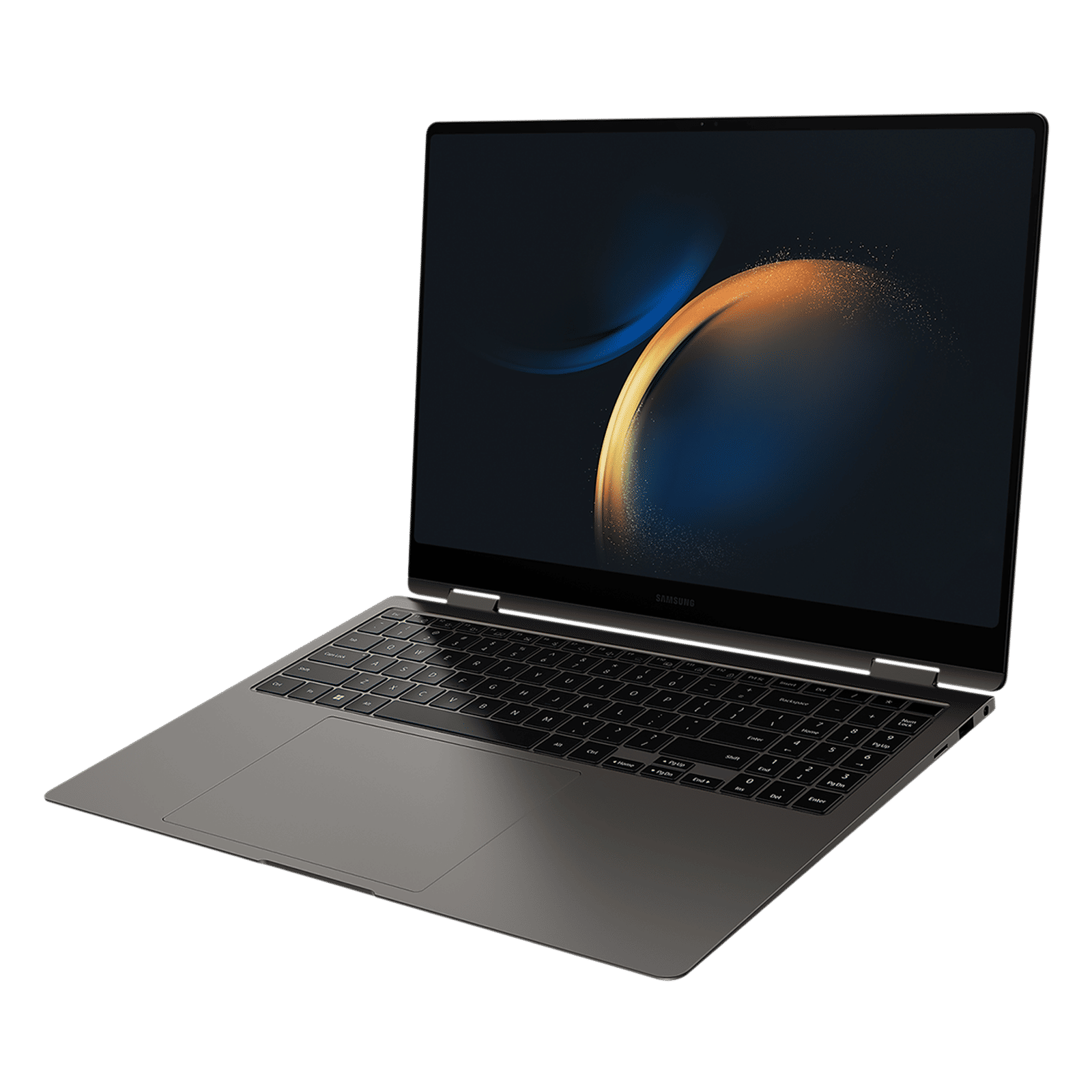 SAMSUNG Galaxy Book3 Pro 360 Intel Evo Core i7 13th Gen (16 inch, 16GB, 512GB, Windows 11 Home, MS Office 2021, Intel Iris Xe, 3K WQXGA Plus 2x Dynamic AMOLED Display, Graphite, NP960QFG-KA1IN)_5
