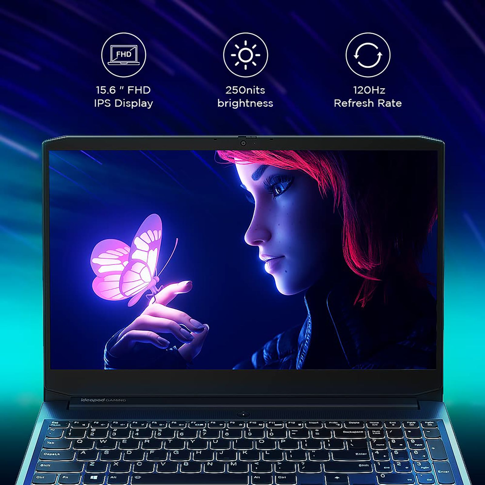 Lenovo IdeaPad Gaming 3 AMD Ryzen 5 (15.6 inch, 8GB, 512GB, Windows 11 Home, MS Office 2021, NVIDIA GeForce RTX 3050, Full HD IPS Display, Shadow Black, 82K2022VIN) Lenovo IdeaPad Gaming 3 AMD Ryzen 5 (15.6 inch, 8GB, 512GB, Windows 11 Home, MS Office 2021, NVIDIA GeForce RTX 3050, Full HD IPS Display, Shadow Black, 82K2022VIN)_11