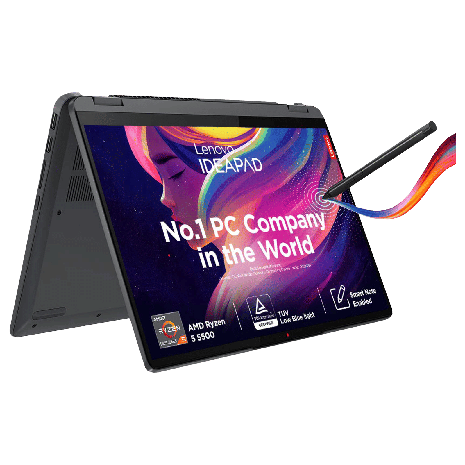 Lenovo IdeaPad Flex 5 AMD Ryzen 5 (14 inch, 16GB, 512GB, Windows 11 Home, MS Office 2021, AMD Radeon, Full HD IPS Display, Storm Grey, 82R9006DIN) Lenovo IdeaPad Flex 5 AMD Ryzen 5 (14 inch, 16GB, 512GB, Windows 11 Home, MS Office 2021, AMD Radeon, Full HD IPS Display, Storm Grey, 82R9006DIN)_1