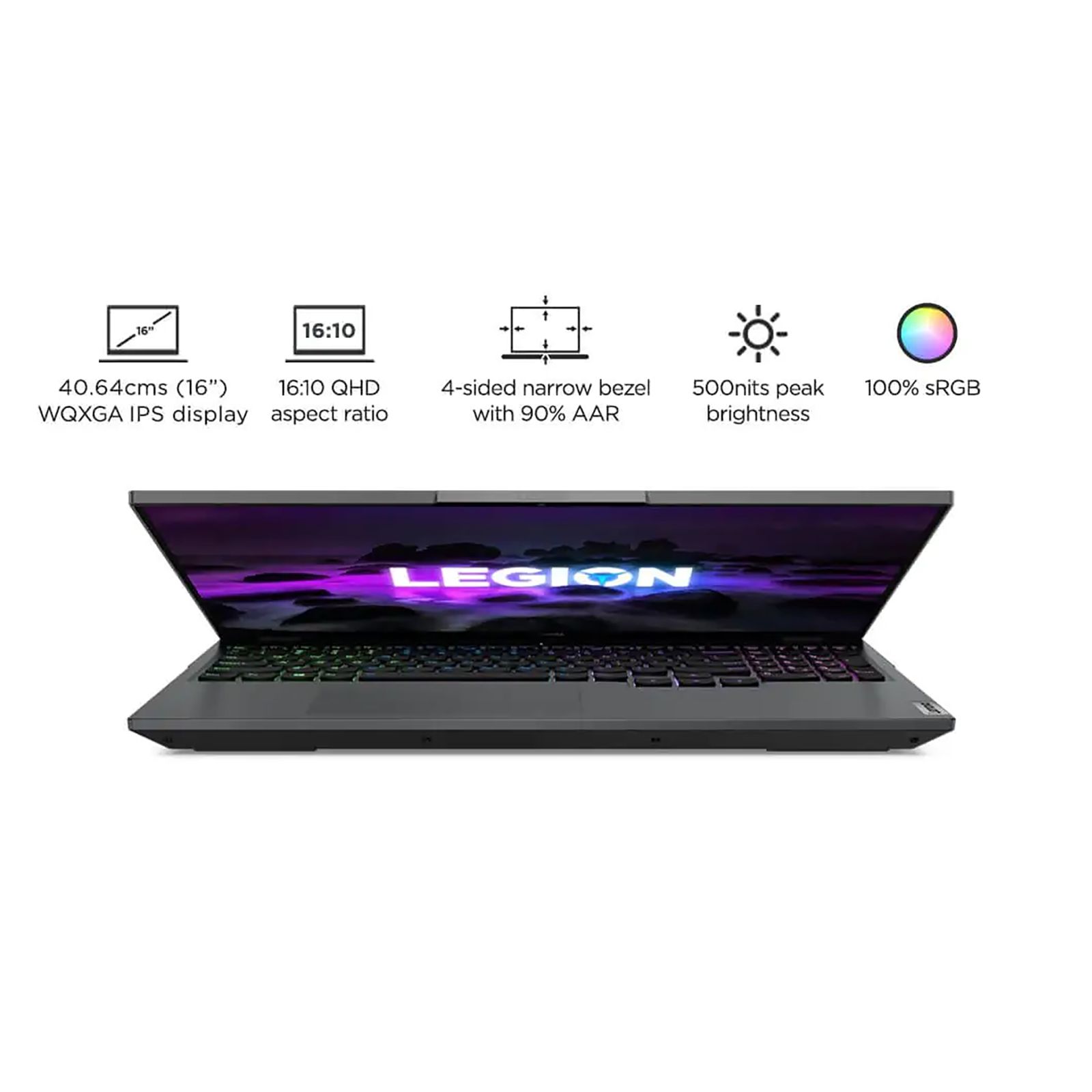Lenovo Legion 5 Pro AMD Ryzen 7 6th Gen (16 inch, 32GB, 1TB, Windows 11, MS Office 2021, NVIDIA GeForce RTX 3070,  Full HD IPS Display, Storm Grey, 82JQ011EIN)_13