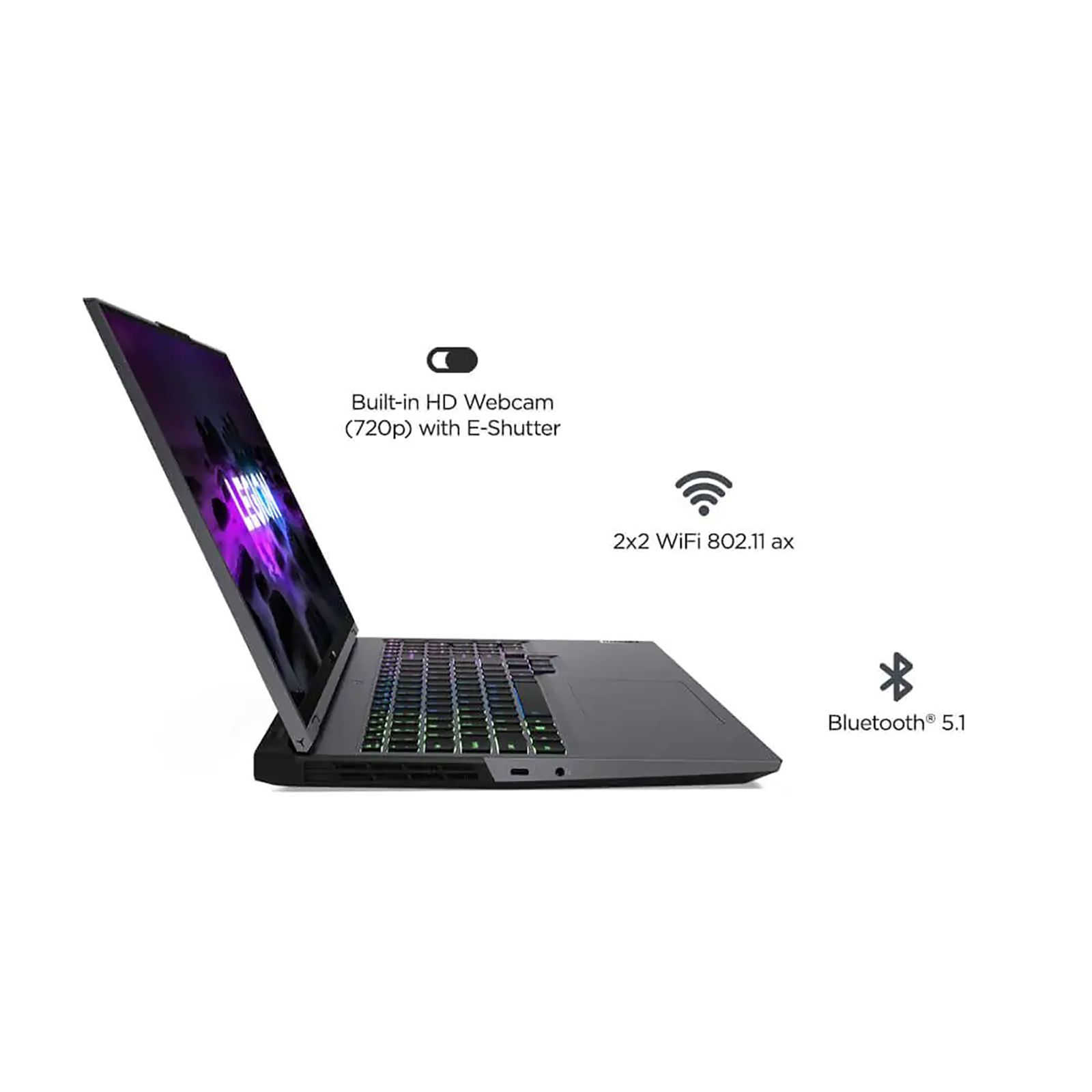 Lenovo Legion 5 Pro AMD Ryzen 7 6th Gen (16 inch, 32GB, 1TB, Windows 11, MS Office 2021, NVIDIA GeForce RTX 3070,  Full HD IPS Display, Storm Grey, 82JQ011EIN)_17