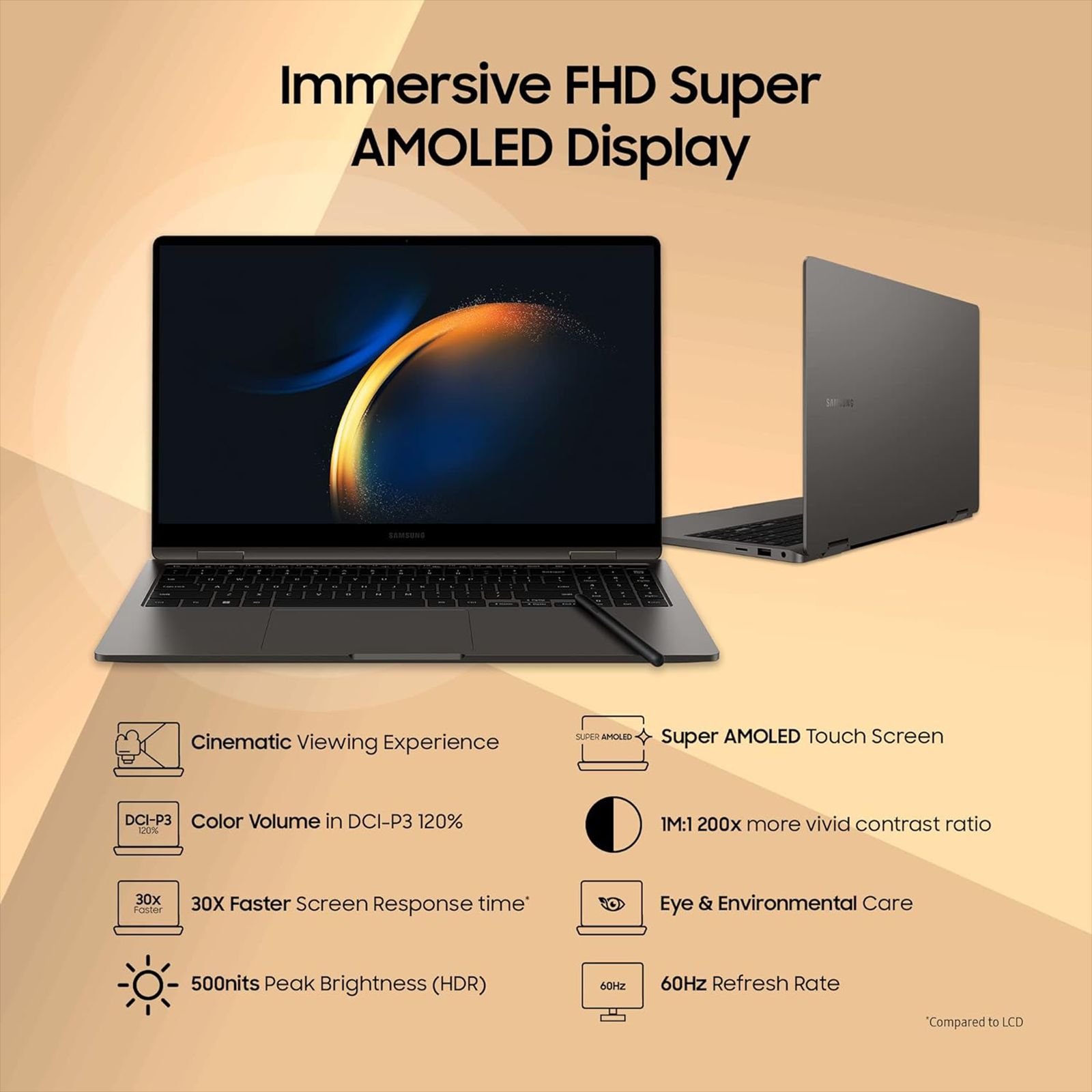 SAMSUNG Galaxy Book3 360 Intel Evo Core i5 13th Gen (15.6 inch, 16GB, 512GB, Windows 11 Home, MS Office 2021, Intel Iris Xe, FHD AMOLED, Graphite, NP750QFG-KA2IN) SAMSUNG Galaxy Book3 360 Intel Evo Core i5 13th Gen (15.6 inch, 16GB, 512GB, Windows 11 Home, MS Office 2021, Intel Iris Xe, FHD AMOLED, Graphite, NP750QFG-KA2IN)_20