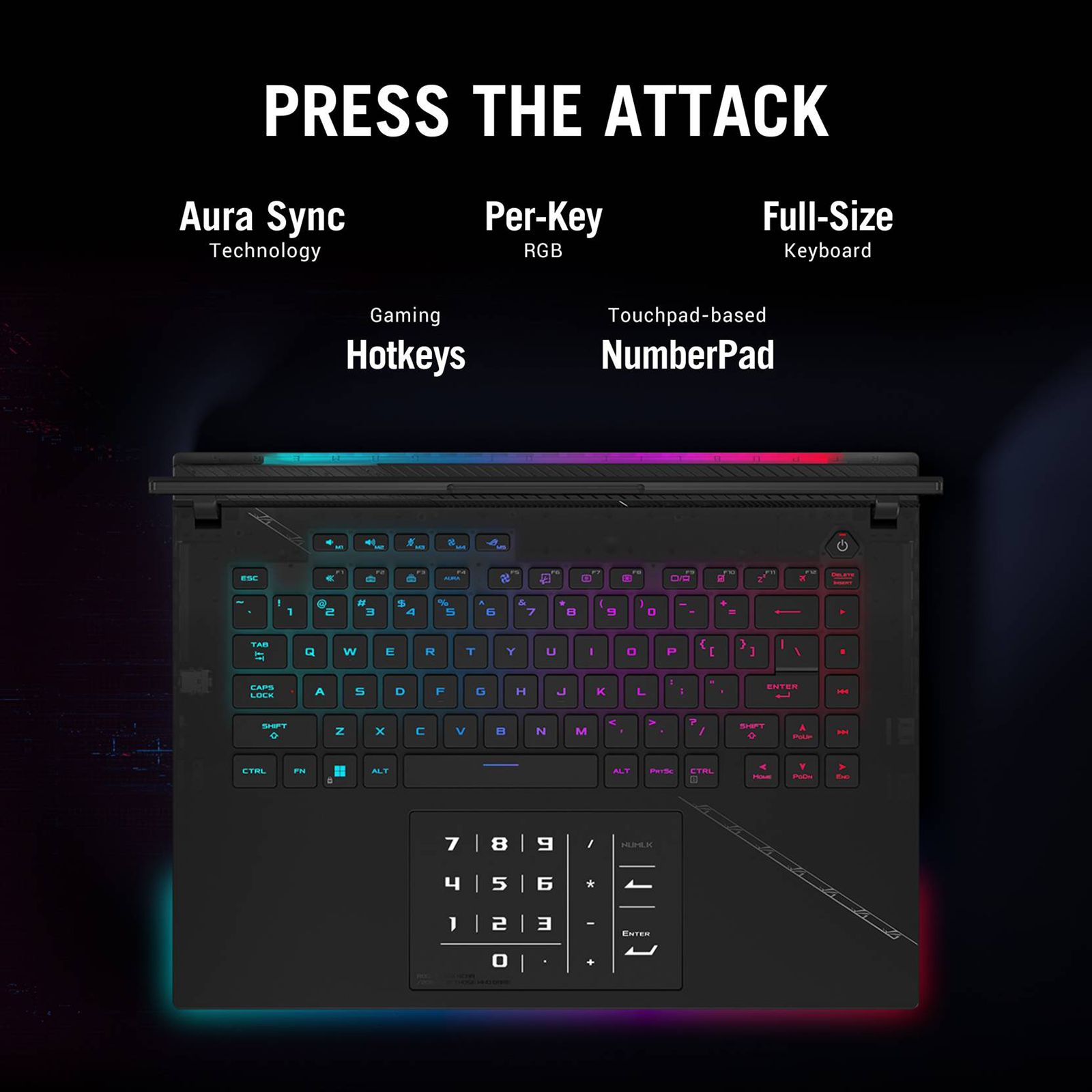 ASUS ROG Strix SCAR 16 Intel Core i9 13th Gen (16 inch, 32GB, 1TB, Windows 11 Home, MS Office 2021, NVIDIA GeForce RTX 4080, QHD Plus IPS Display, Off Black, 90NR0C81-M004T0)_14