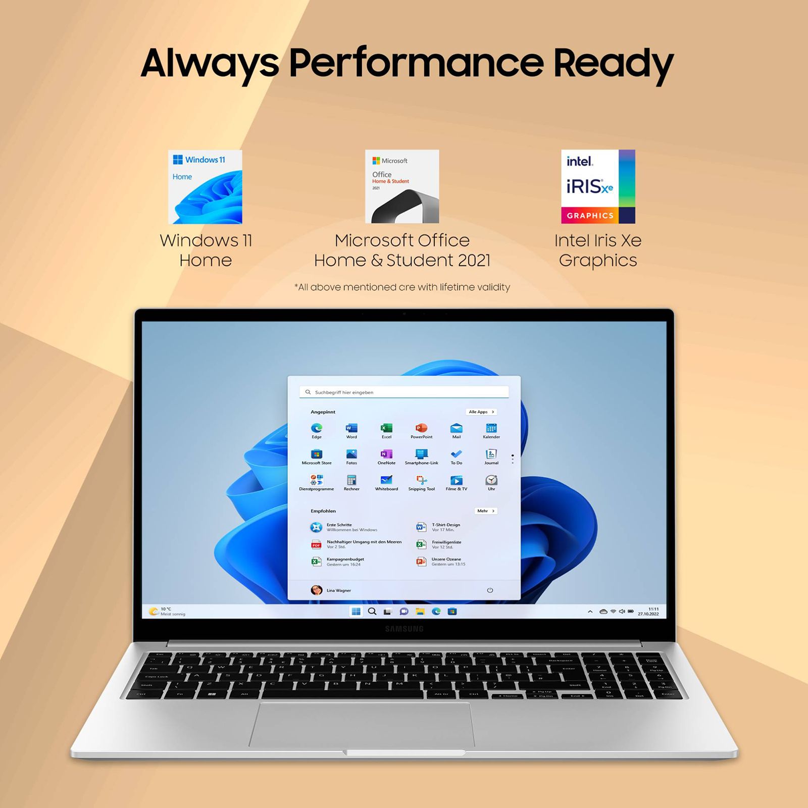 SAMSUNG Galaxy Book3 Intel Core i7 13th Gen (15.6 inch, 16GB, 512TB, Windows 11 Home, Intel Iris Xe, FHD LED Display, Silver, NP750XFG-KB3IN)_9