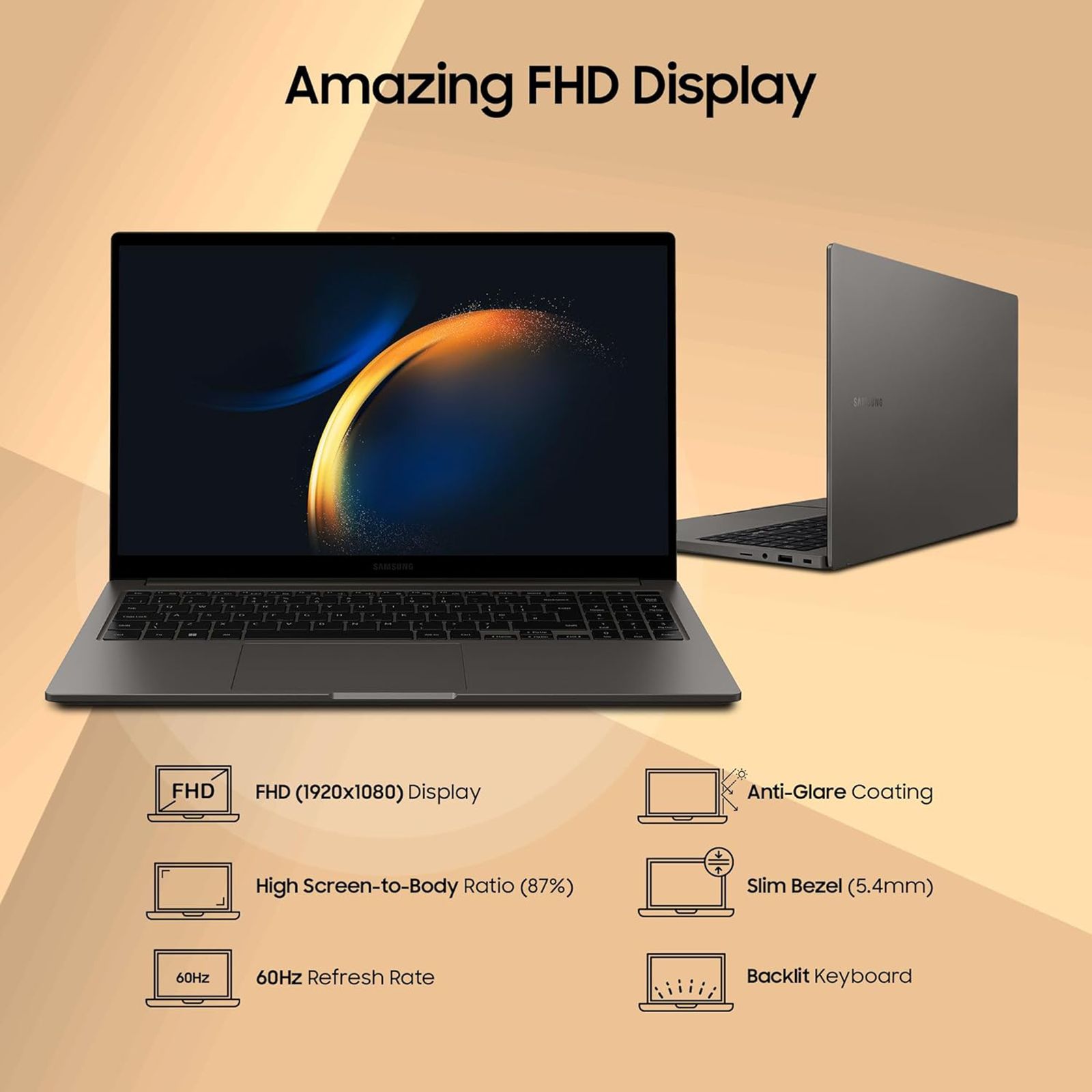 SAMSUNG Galaxy Book3 Intel Core i7 13th Gen (15.6 inch, 16GB, 512GB, Windows 11 Home, Intel Iris Xe, Full HD LED Display, Graphite, NP750XFG-KA3IN)_10