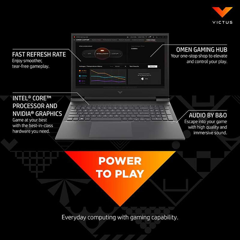 HP Victus 16-d0314TX Intel Core i5 11th Gen (16.10 inch, 16GB, 512GB, Windows 11, MS Office 2021, NVIDIA GeForce GTX 1650, Full HD IPS Display, Mica Silver, 7K8N8PAACJ) HP Victus 16-d0314TX Intel Core i5 11th Gen (16.10 inch, 16GB, 512GB, Windows 11, MS Office 2021, NVIDIA GeForce GTX 1650, Full HD IPS Display, Mica Silver, 7K8N8PAACJ)_8