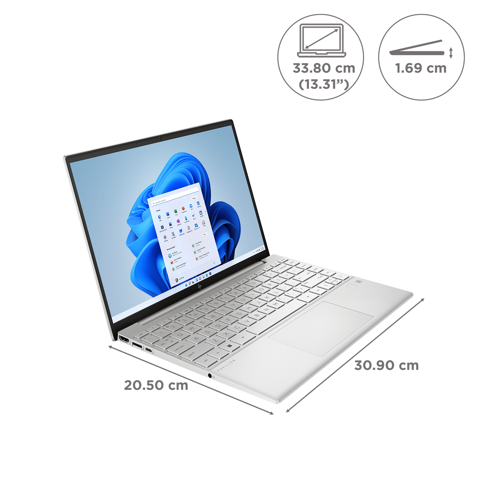 HP Pavilion Aero BE2048AU AMD Ryzen 7 (13.3 inch, 16GB, 1TB, Windows 11 Home, MS Office 2021, AMD Radeon, WUXGA IPS Display, Natural Silver, SM-A346ELVEINS) HP Pavilion Aero BE2048AU AMD Ryzen 7 (13.3 inch, 16GB, 1TB, Windows 11 Home, MS Office 2021, AMD Radeon, WUXGA IPS Display, Natural Silver, SM-A346ELVEINS)_2
